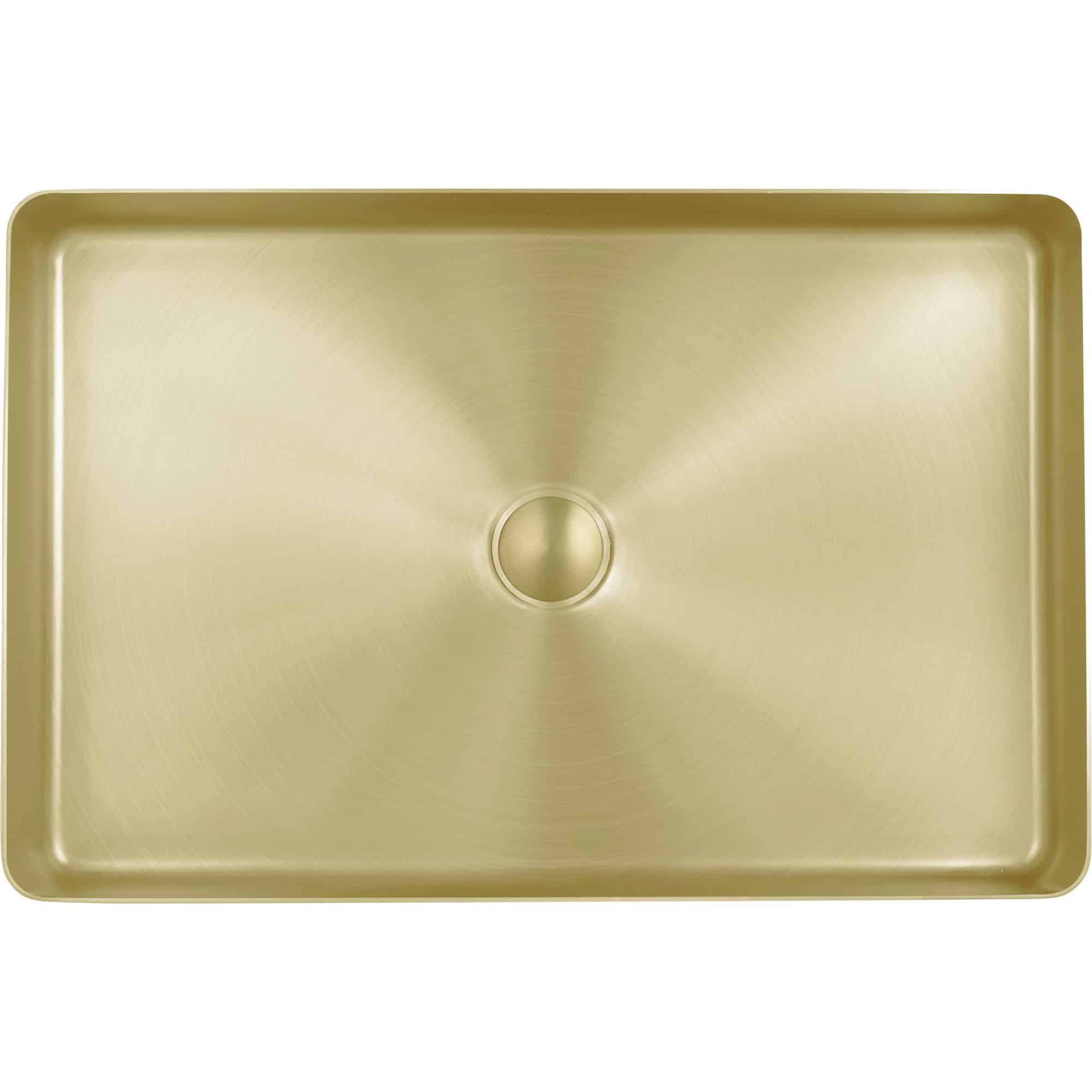 Shiny gold kitchen sink with smooth finish and modern design, ideal for contemporary bathroom and kitchen renovations. Durable and stylish, perfect for upgrading your space.