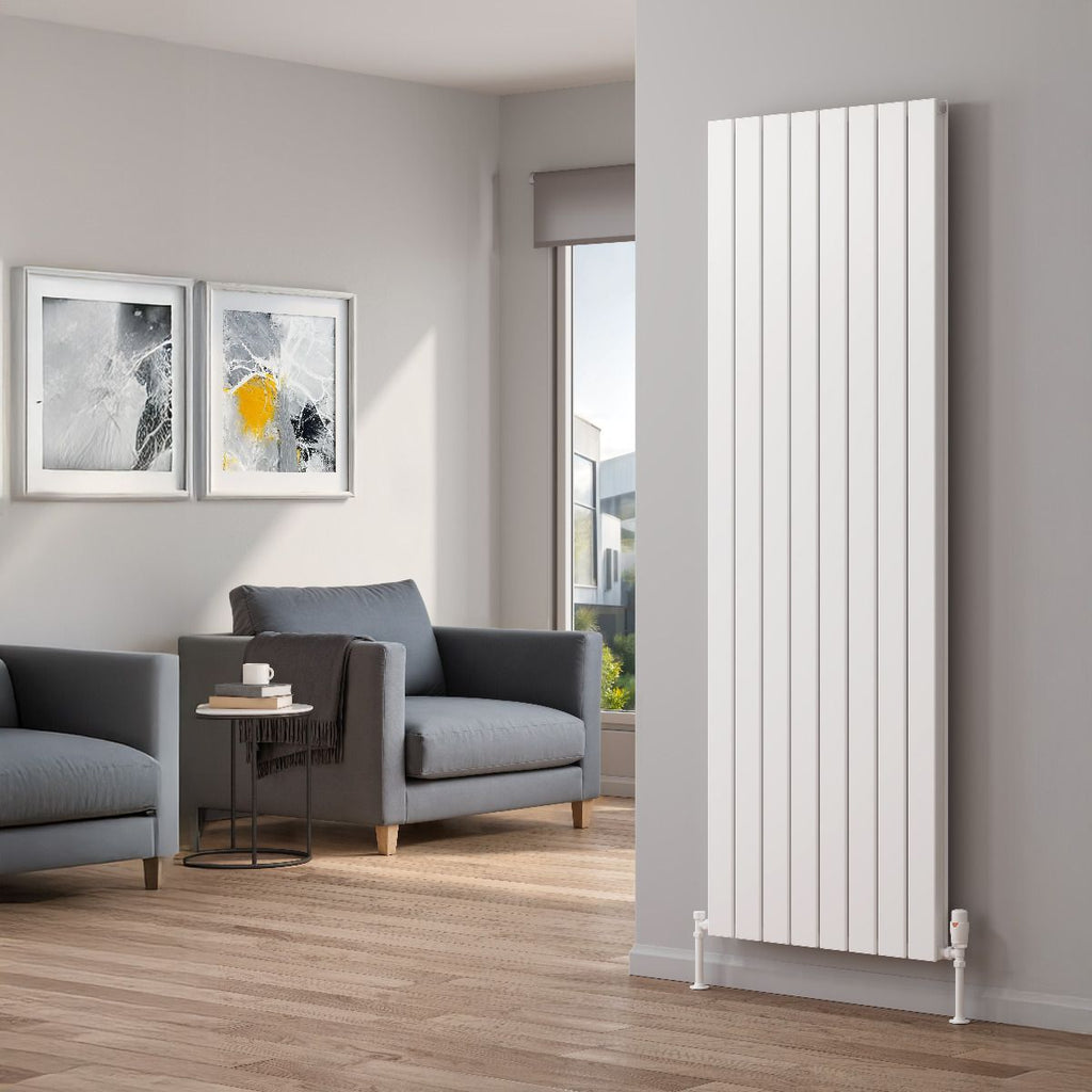 Reina Piatto Vertical Single Anthracite Designer Radiator