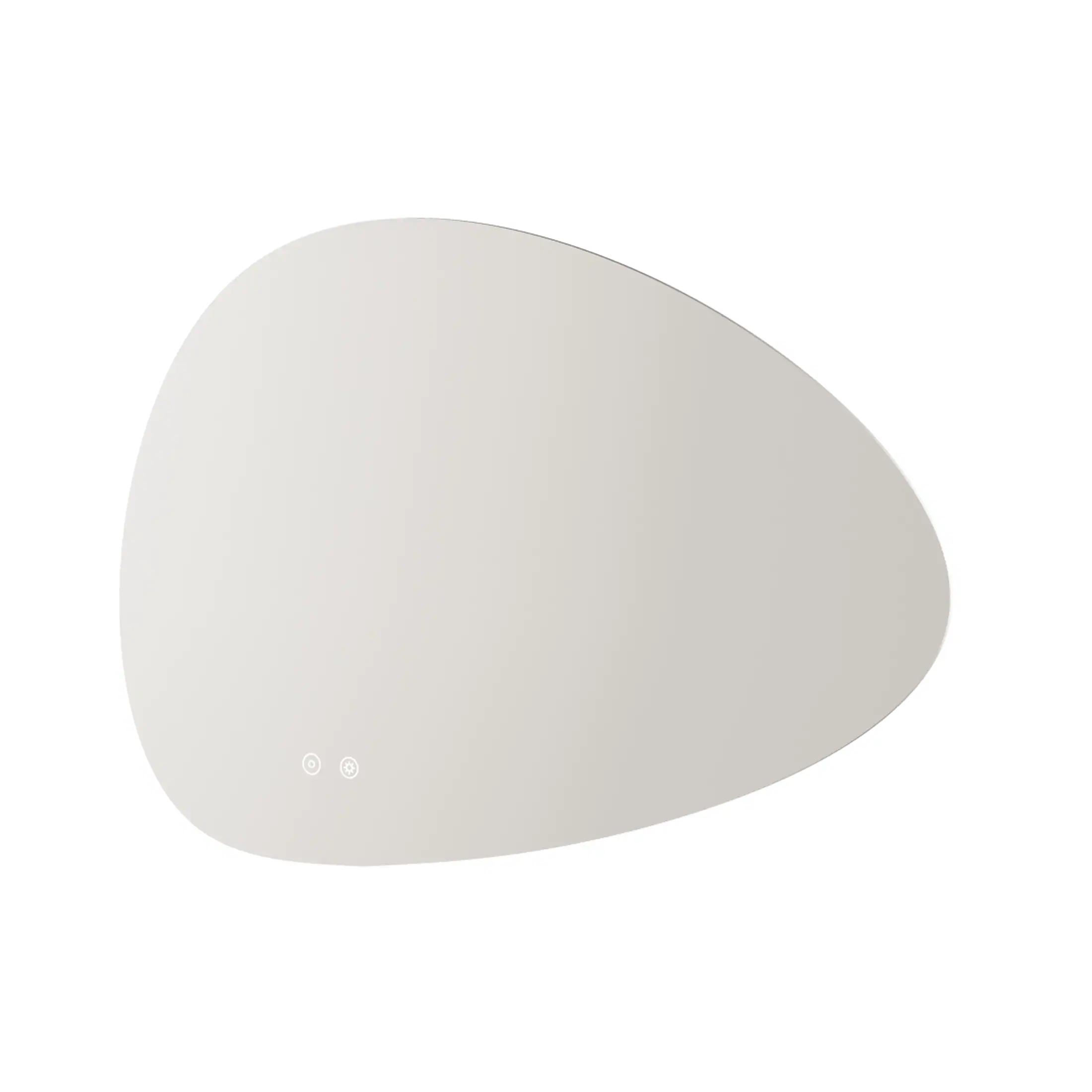Wireless bathroom mirror with touch controls and LED lighting, modern design ideal for contemporary bathrooms. Perfect for grooming, with anti-fog features and sleek finish for a stylish look.