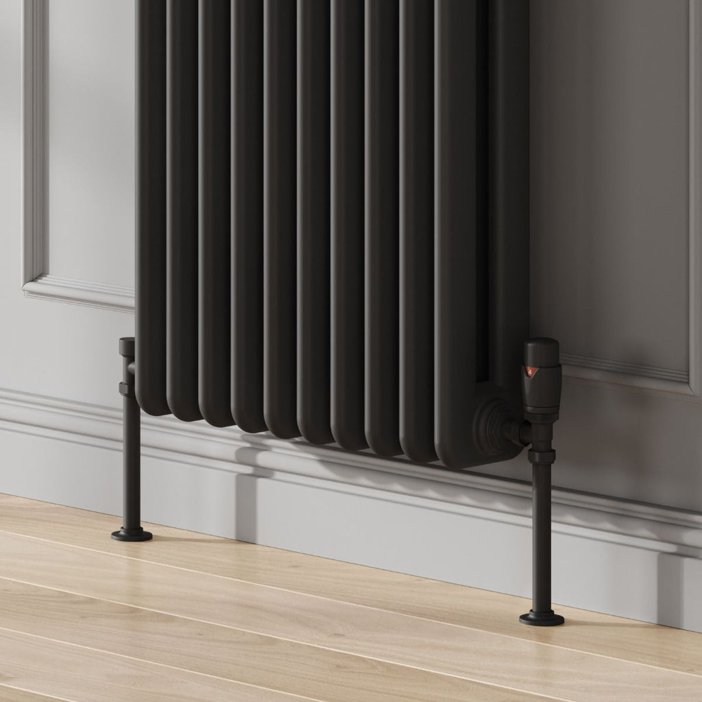Reina Hedingham Vertical Black Designer Radiator