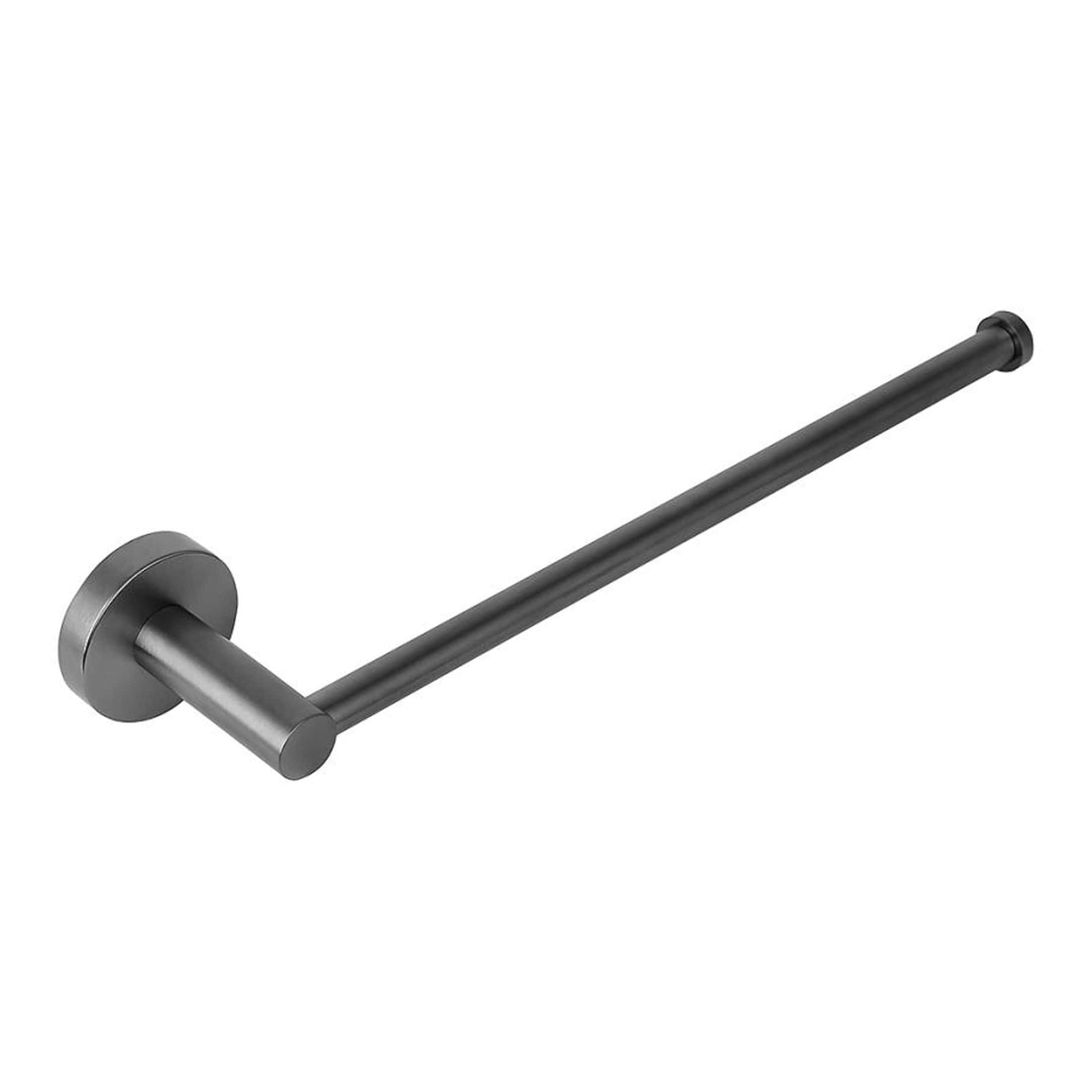 Modern stainless steel grab rail for bathroom safety and support, stylish and durable accessory for baths and showers.