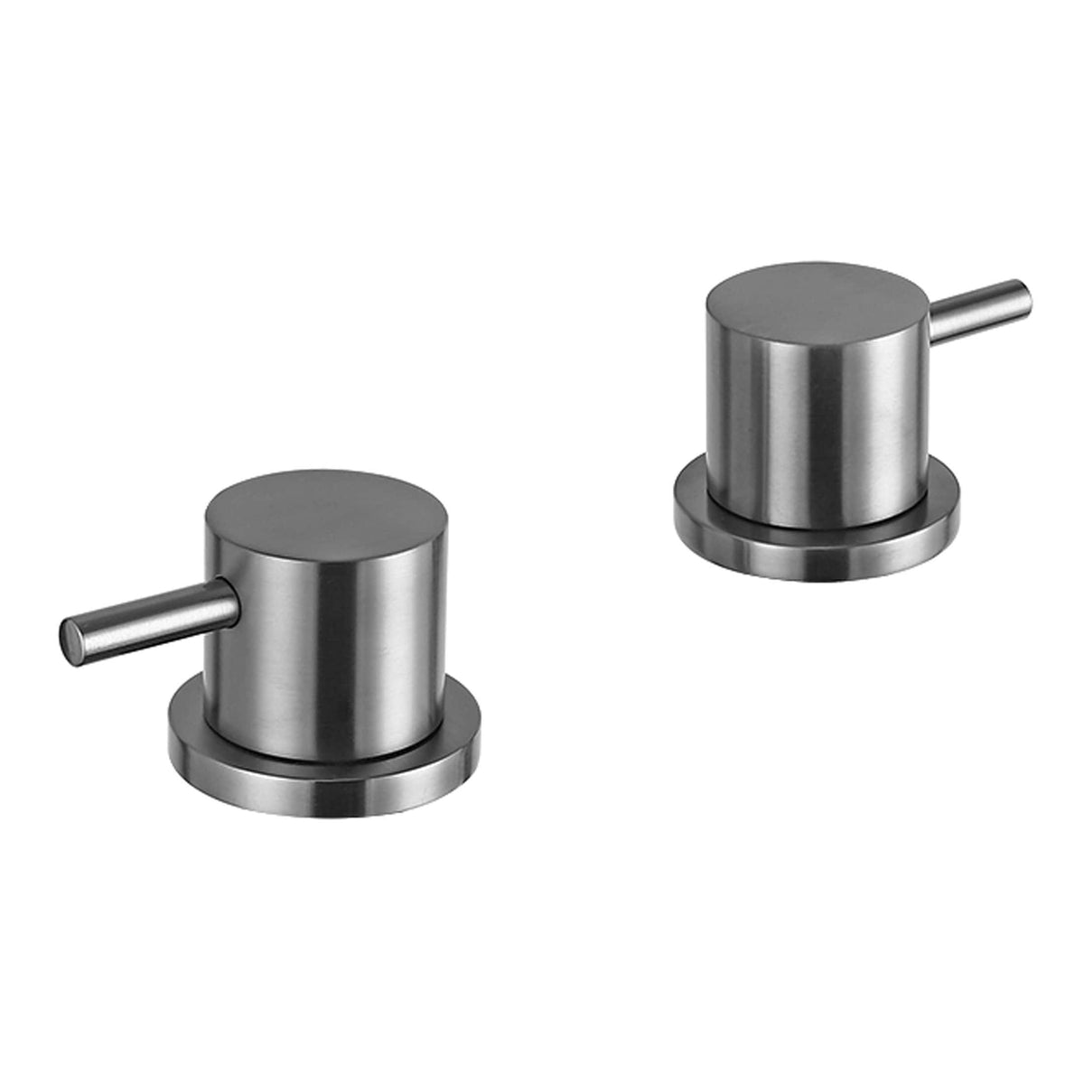 Stainless steel bathroom door handles, modern minimalist design for bathrooms and showers, durable and sleek fixtures for contemporary residential and commercial spaces.