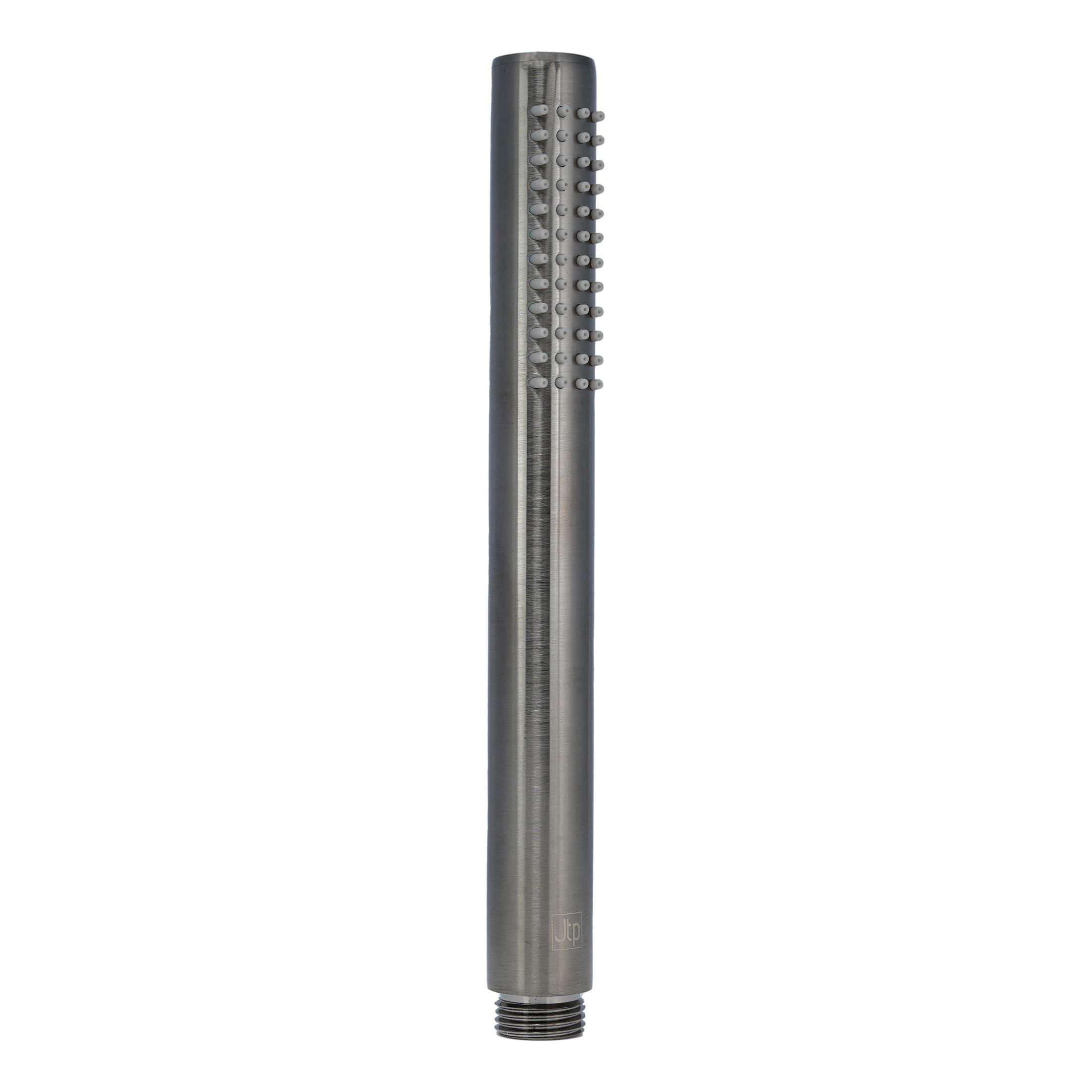 Shower head with multiple adjustable nozzles, stainless steel design, perfect for modern bathrooms, providing a luxurious shower experience, details from Bubly Bathrooms UK.