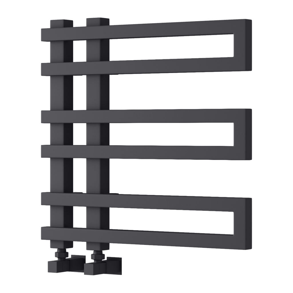 Reina Pietra Anthracite Heated Towel Rail 530mm X 530mm