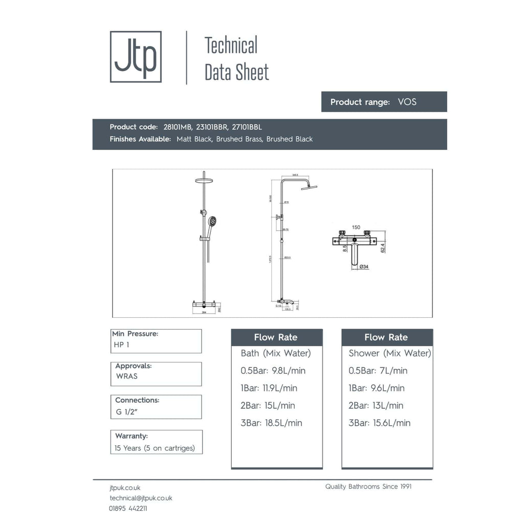 2. Modern bubly bathrooms shower system with adjustable spray head and sleek design, perfect for high-end bathroom renovations and contemporary shower setups.