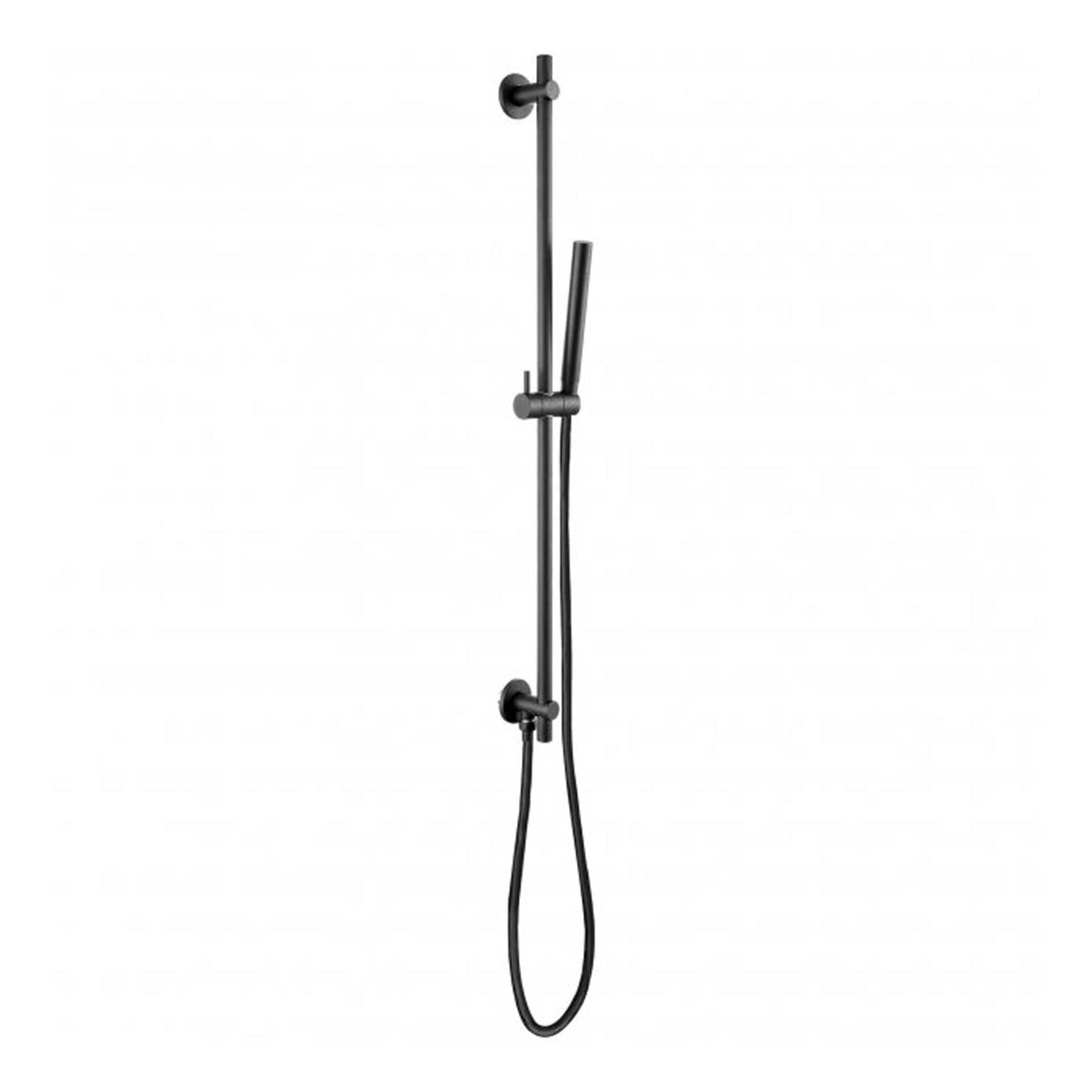 Modern black shower panel with adjustable handheld showerhead and wall mount. Perfect for contemporary bathroom upgrade and luxurious shower experience.