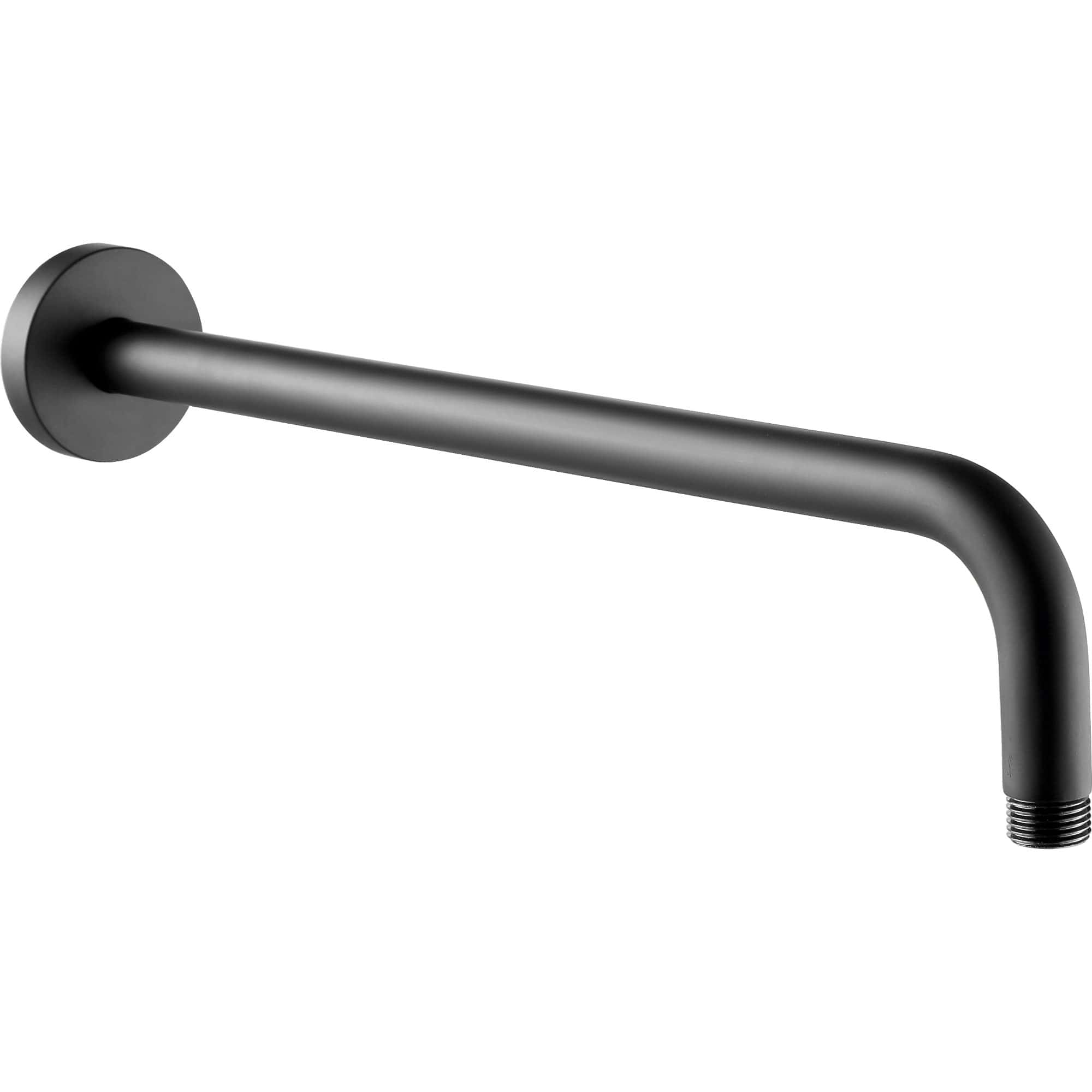 Polished black metal bathroom grab bar for safety and support in modern bathroom designs.