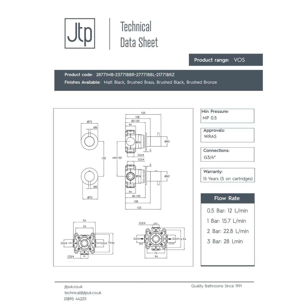 High-quality bathroom fixtures and fittings from Bubly Bathrooms, featuring modern shower valves and taps, perfect for contemporary bathroom renovations and upgrades.