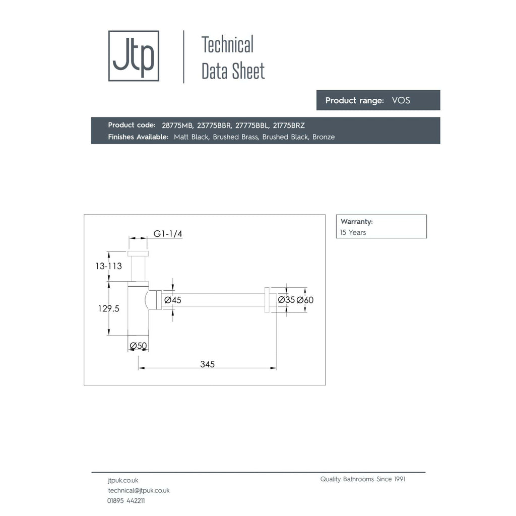 High-quality bathroom tap technical drawing with measurements, chrome finish, and durable materials from Bubly Bathrooms. Perfect for modern bathroom renovation projects.