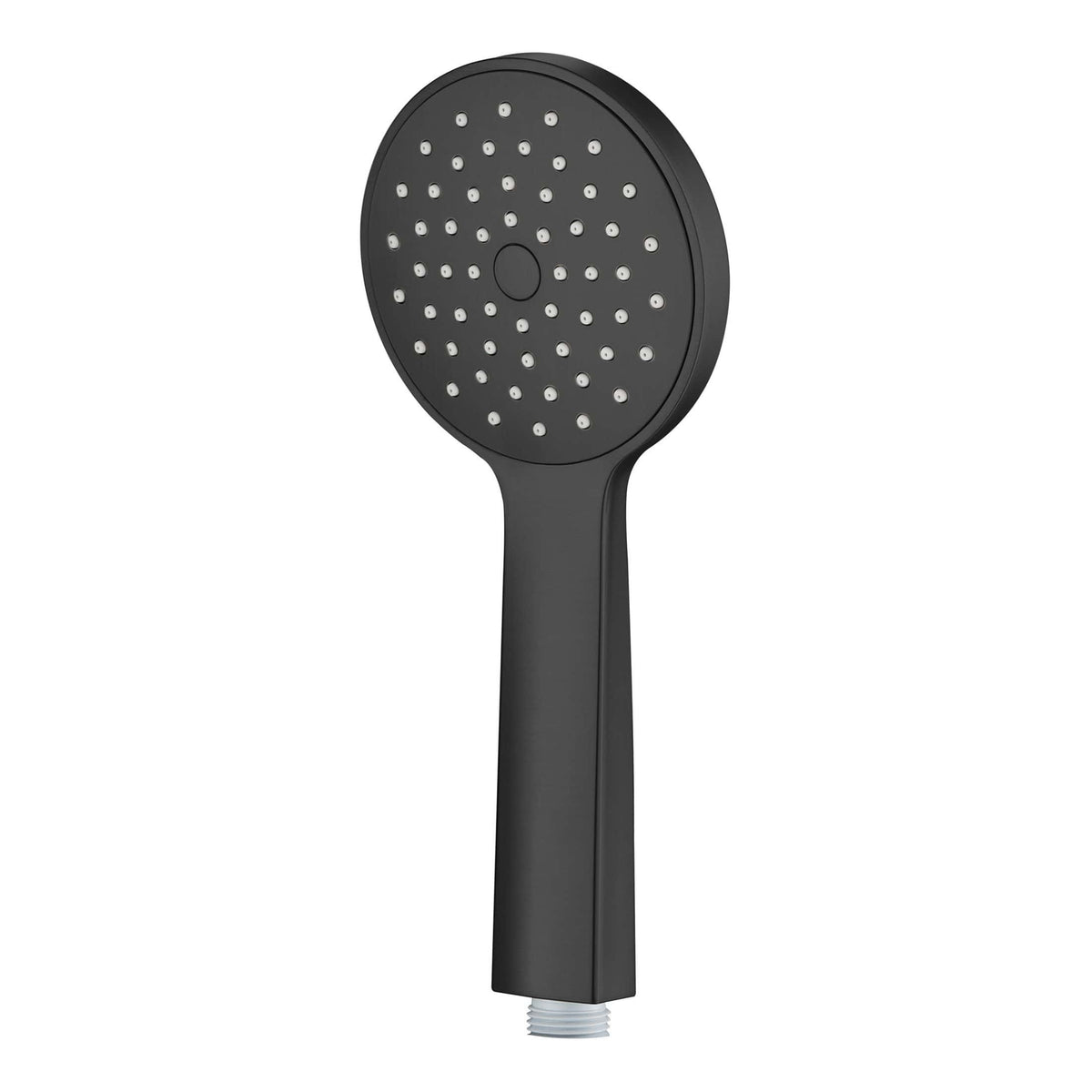 Sleek black handheld shower head with multiple water outlet nozzles for a modern bathroom upgrade. Ideal for contemporary Bubly Bathrooms shower installations and high-quality bathroom accessories.