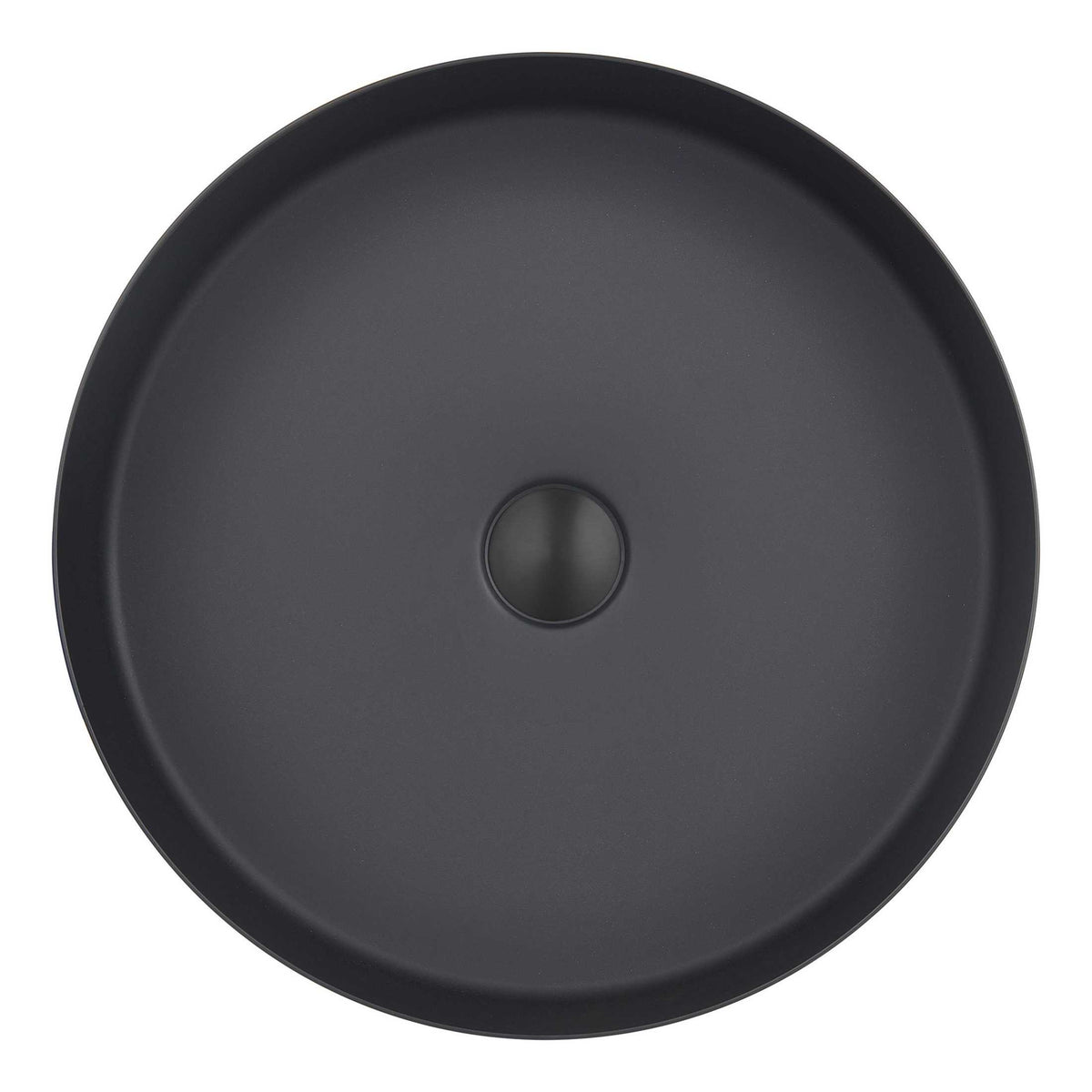 Sleek black bathroom sink basin, modern and stylish design perfect for contemporary bathroom renovations and installations.