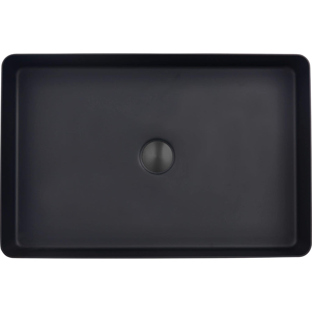 Sleek black undermount bathroom sink by Bubly Bathrooms, designed for modern and minimalist bathroom styles. Durable, stylish, and easy to clean, perfect for upgrading your bathroom space.