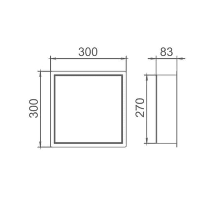 Elegant bathroom shower tray with precise dimensions, perfect for modern wet room installations, offering durability and style for your Bubly bathroom refurbishment.