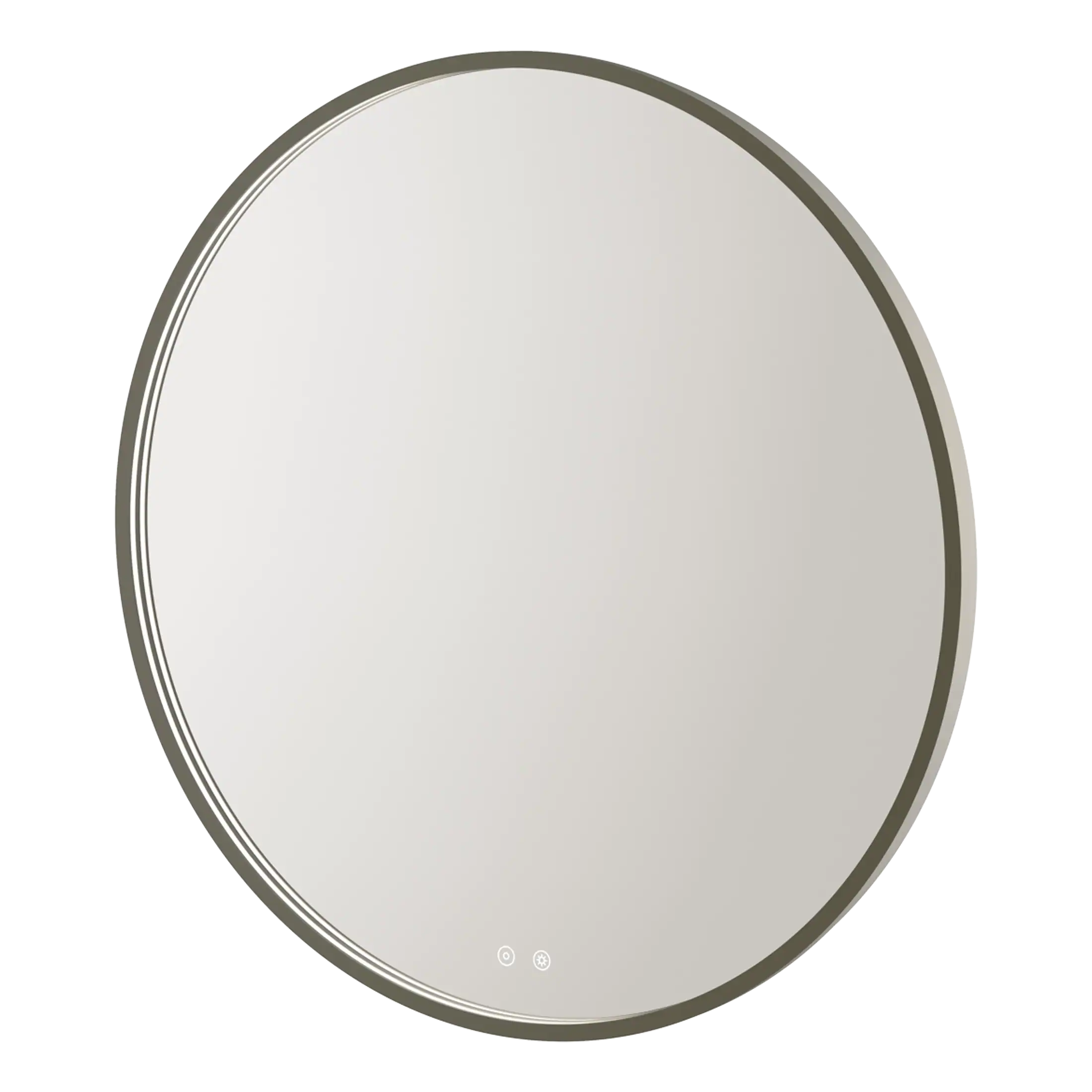 Backlit bathroom mirror with touch sensor, sleek modern design perfect for contemporary bathroom decor. Ideal for grooming, makeup, and enhancing space brightness.