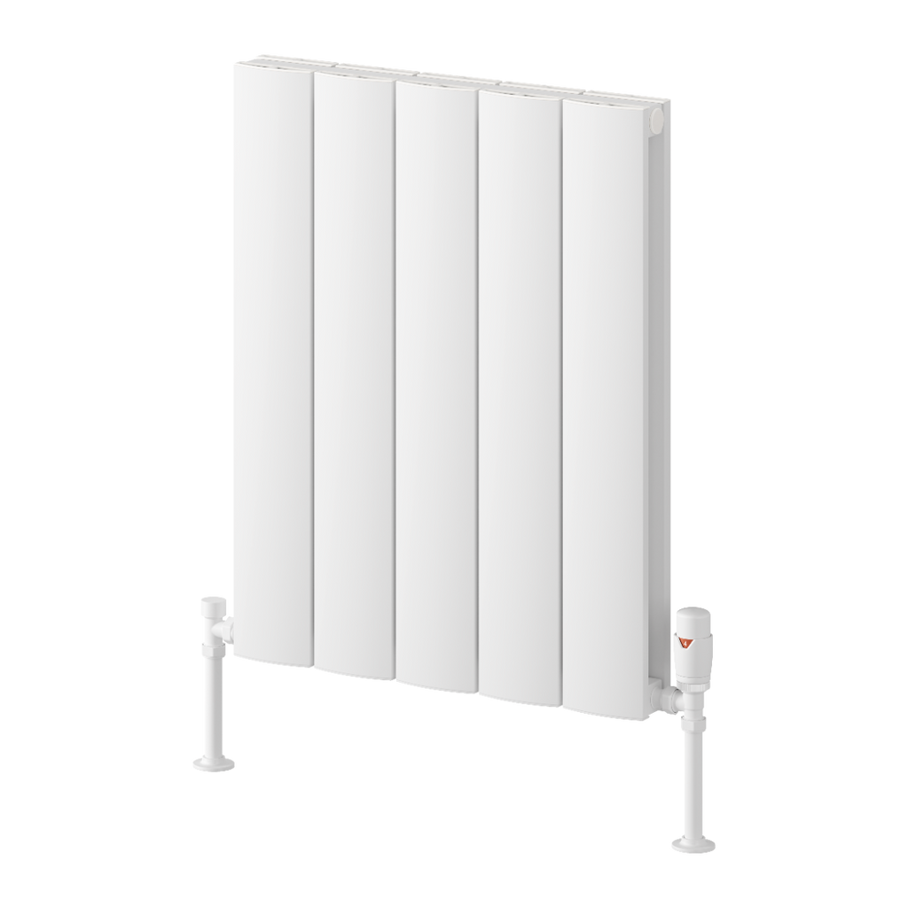 Reina Loco Horizontal Double White Designer Radiator 600mm X 470mm