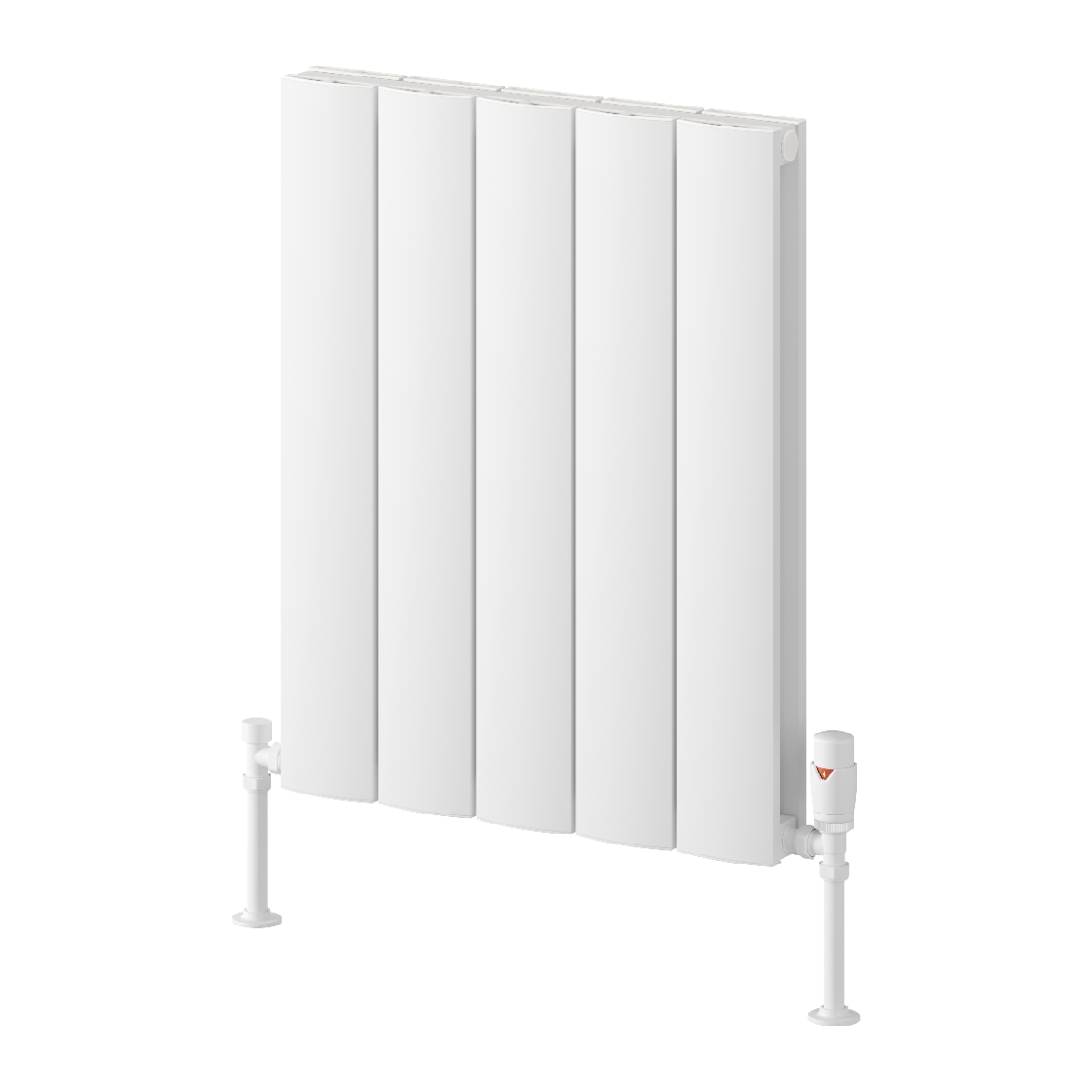 Reina Loco Horizontal Double White Designer Radiator 600mm X 470mm