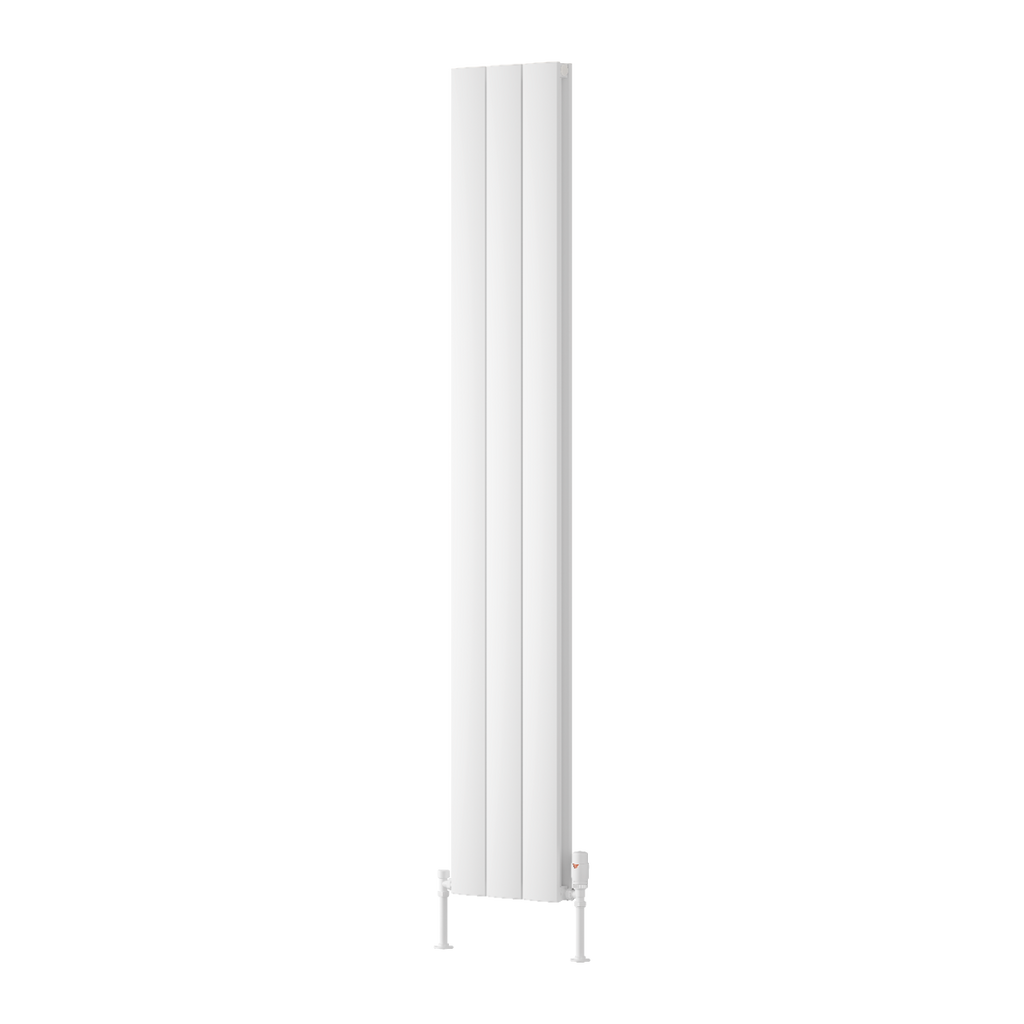 Reina Loco Vertical Double White Designer Radiator 1800mm X 280mm