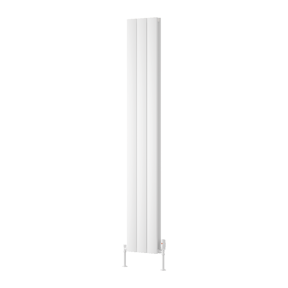 Reina Loco Vertical Double White Designer Radiator 1800mm X 280mm