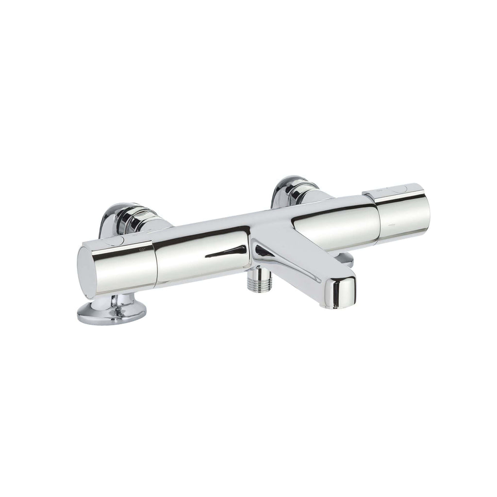 Chrome bathroom mixer tap with dual handles for precise water control and modern design. Ideal for contemporary bathrooms, ensuring style and functionality. Suitable for both hot and cold water supply systems.