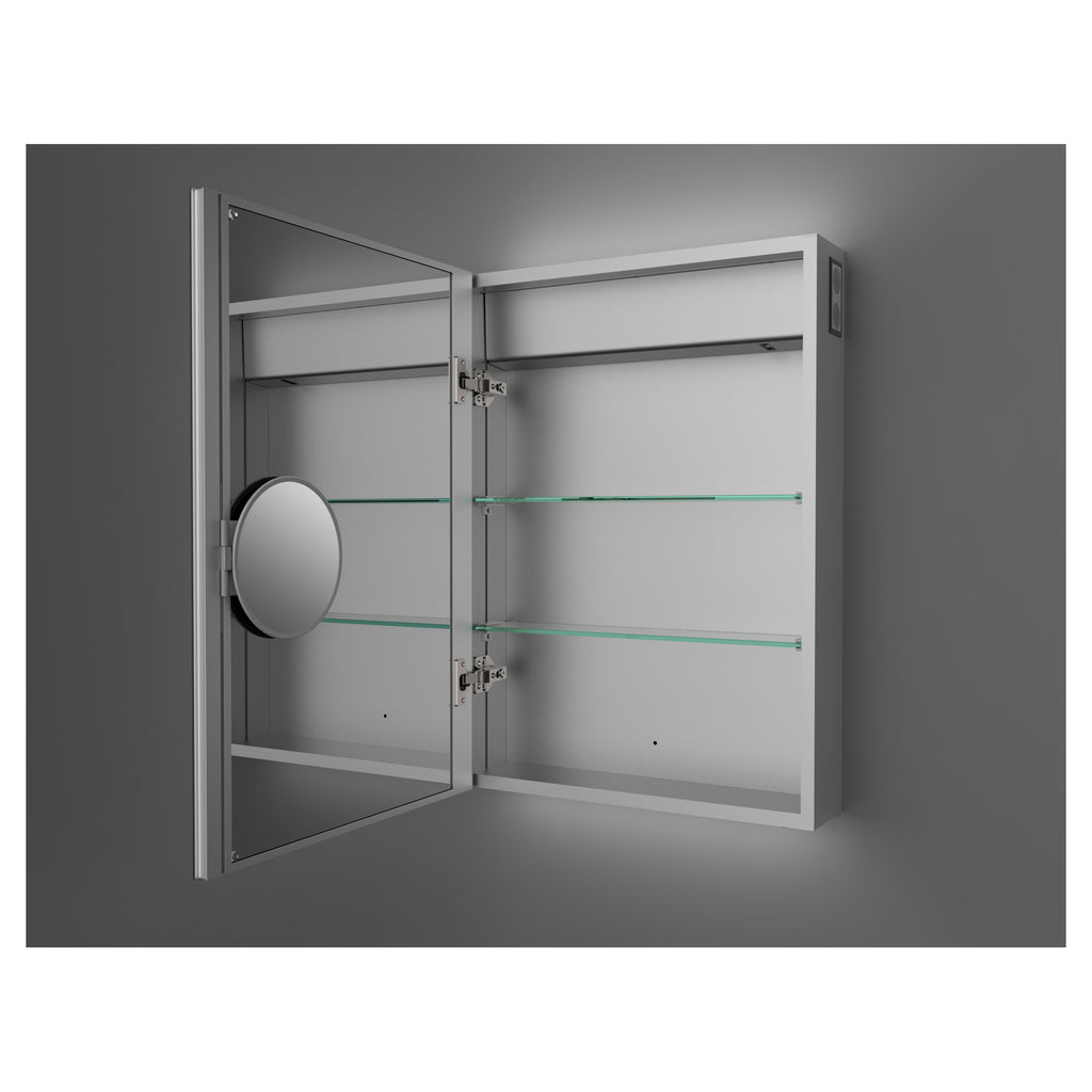 Tailored Jemima 1 Door LED Illuminated Mirror Cabinet With Bluetooth and Shaver Socket - 700mm X 500mm - view 1