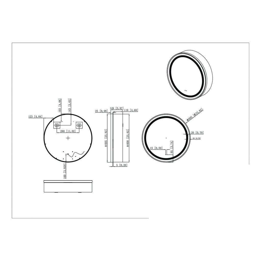 High-quality technical bathroom fixture drawing from Bubly Bathrooms, showing detailed measurements and specifications for bathroom design and installation.