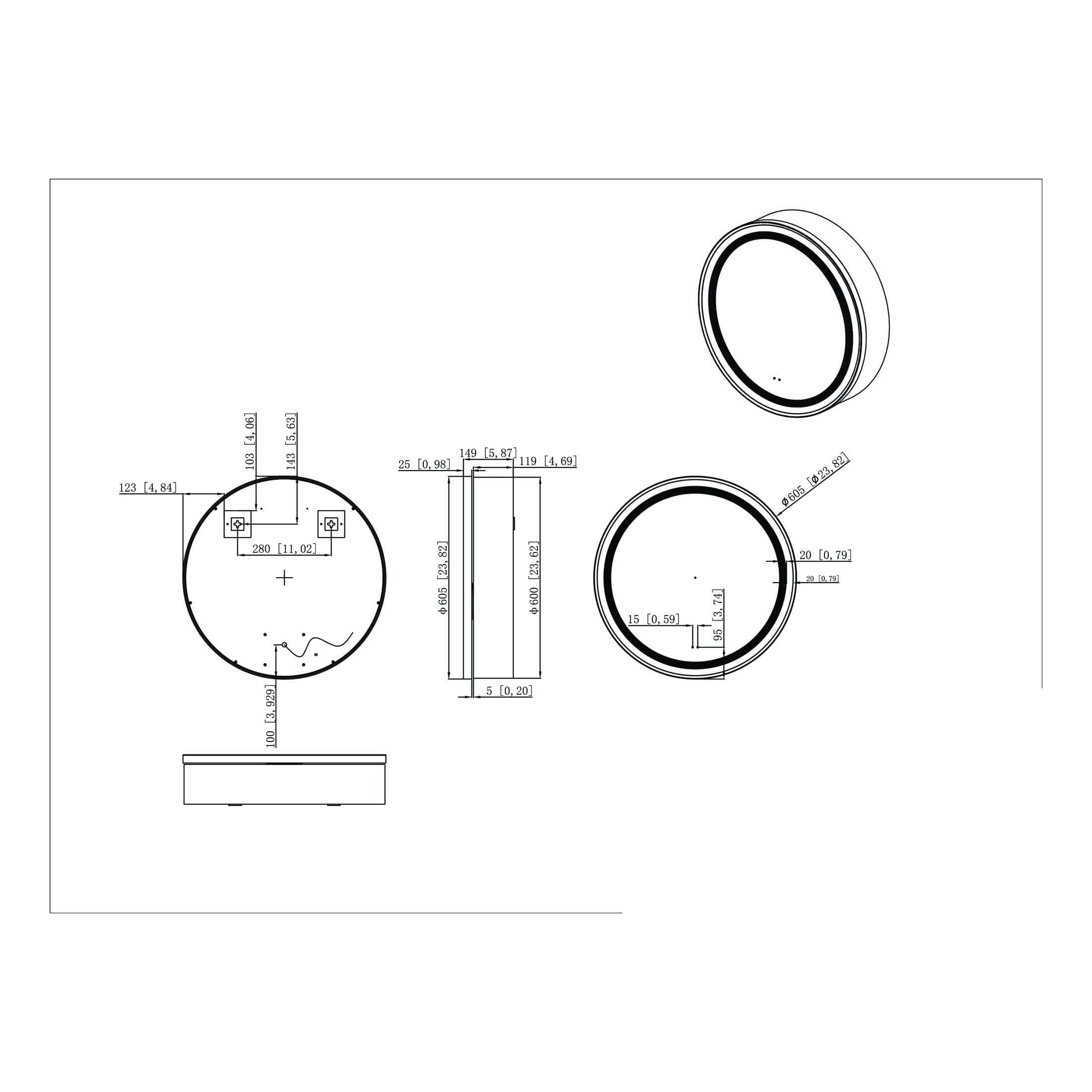 High-quality technical bathroom fixture drawing from Bubly Bathrooms, showing detailed measurements and specifications for bathroom design and installation.