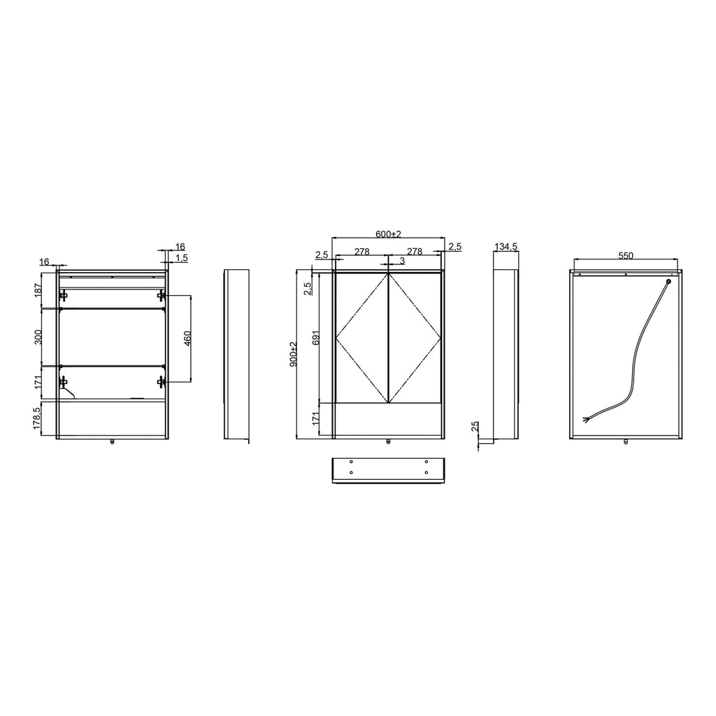 High-quality technical bathroom design drawing with detailed measurements for custom shower installation. Perfect for bathroom renovation projects.