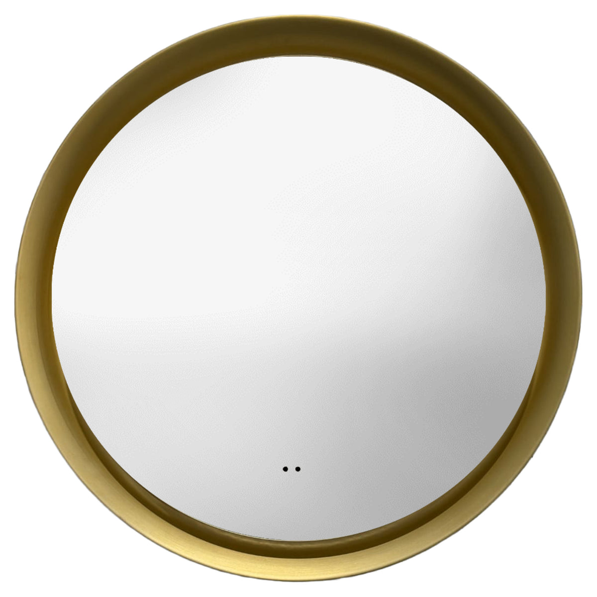 Tailored Orla Brushed Brass LED Mirror w demist & Colour Change 600mm - view 1