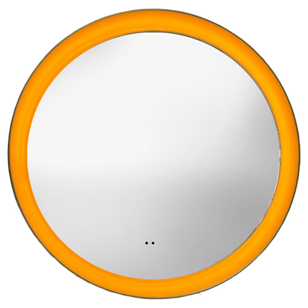 Tailored Orla Brushed Brass LED Mirror w demist & Colour Change 600mm - view 3