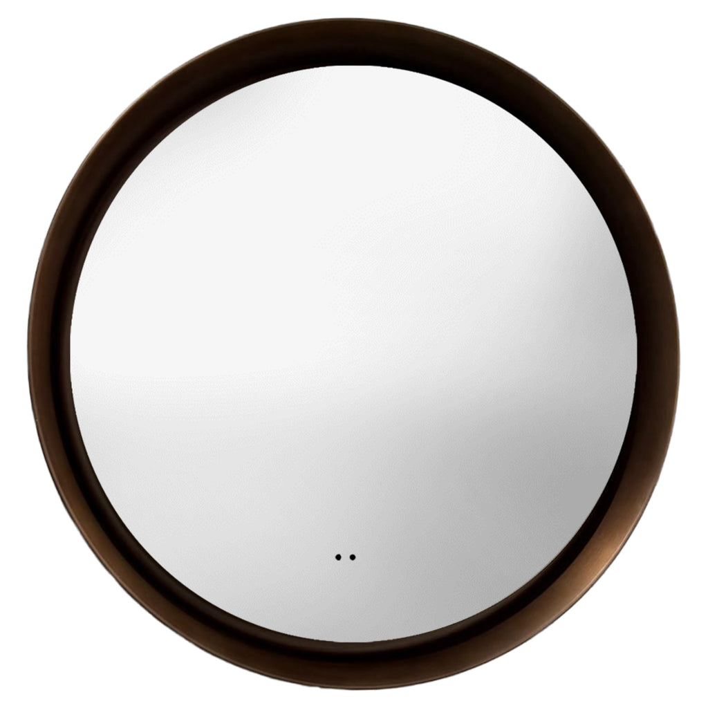 Tailored Orla Brushed Bronze LED Mirror with Demist & Colour Change