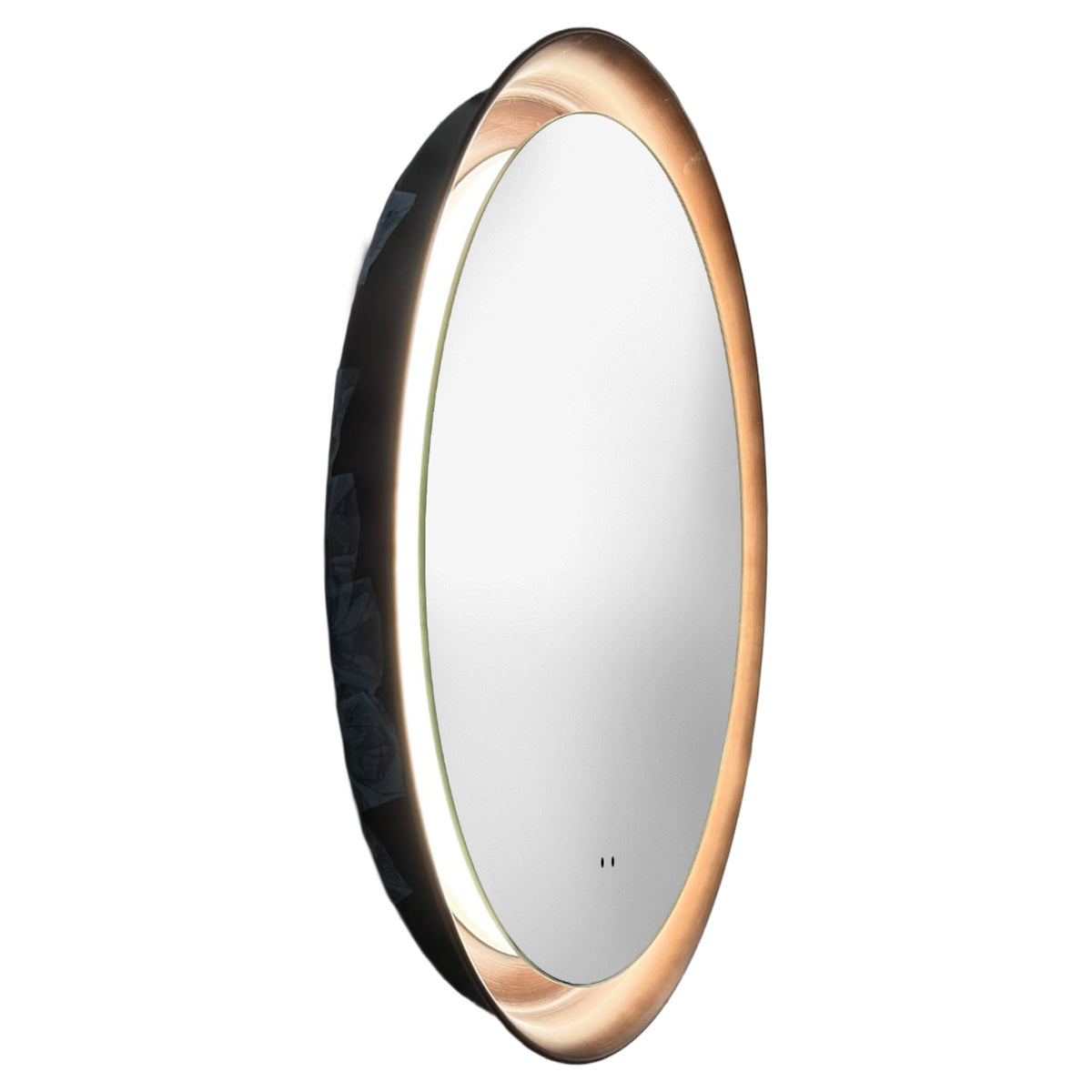 Tailored Orla Brushed Bronze LED Mirror with Demist & Colour Change