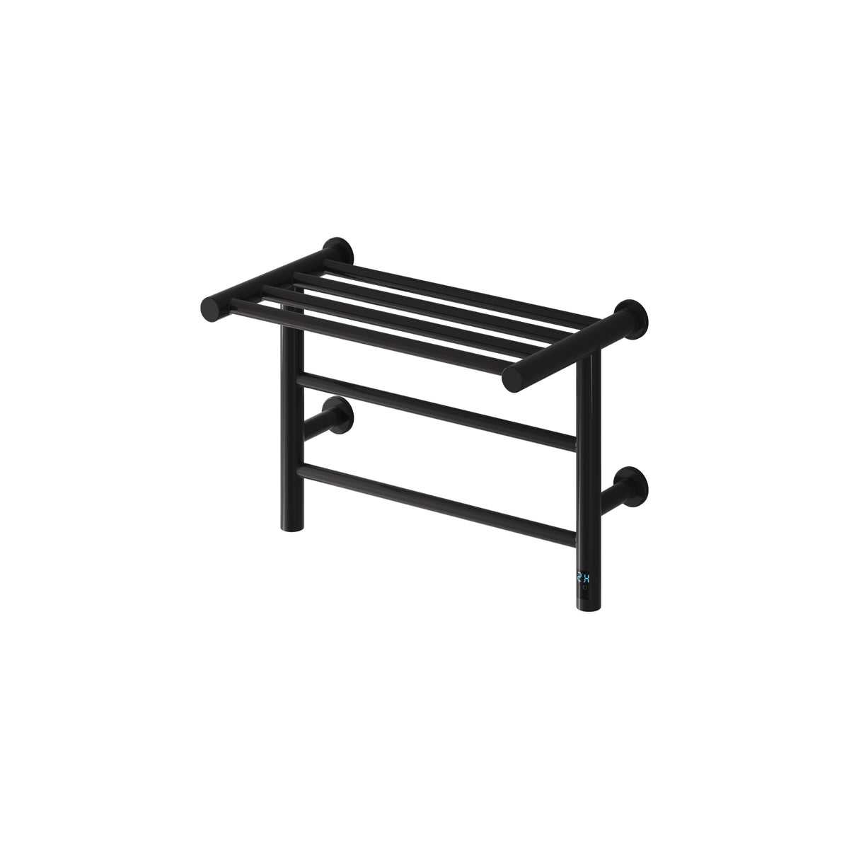 Reina Maira Black Electric Heated Towel Rail 350mm X 500mm