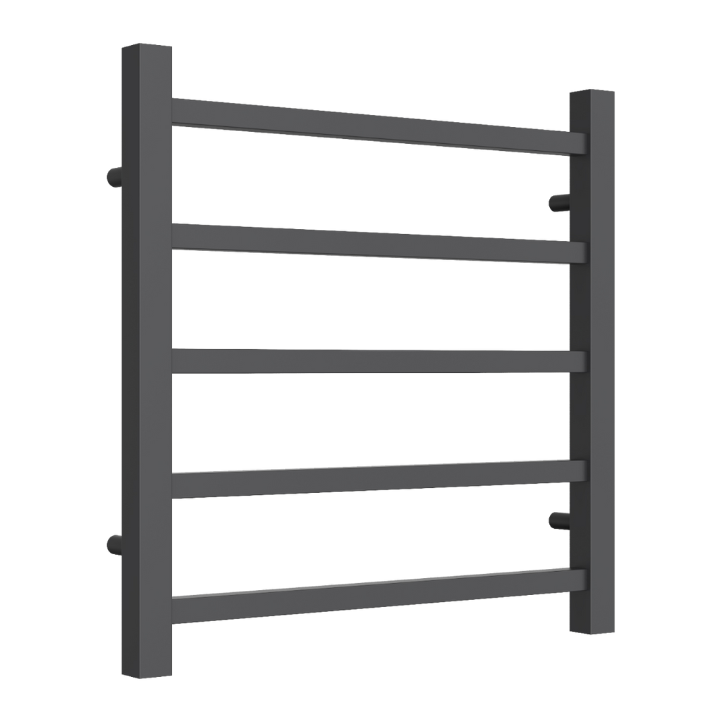 Reina Serena Anthracite Heated Towel Rail 500mm X 500mm