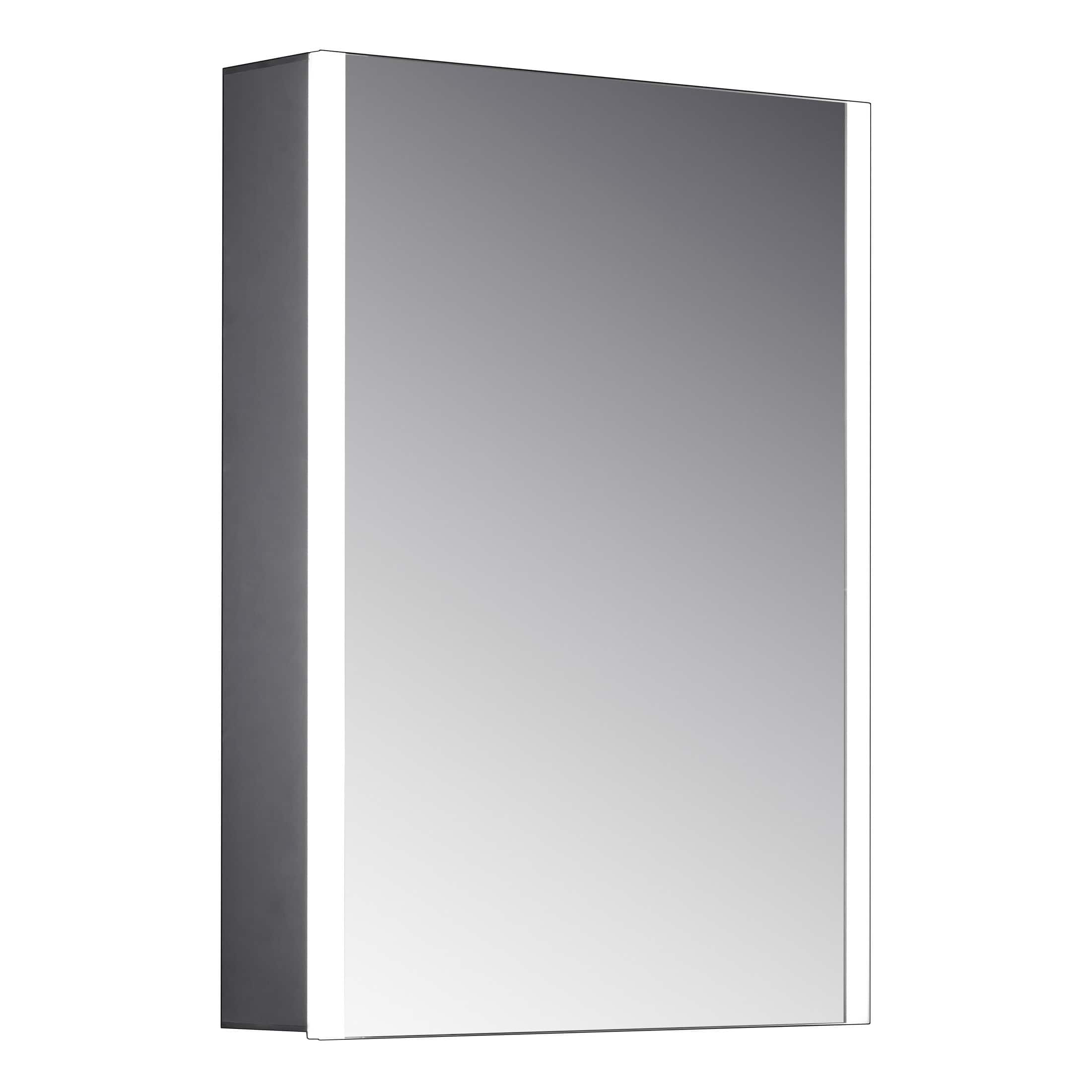 Bold rectangular bathroom mirror with a sleek black side frame, ideal for modern bathroom interiors. Perfect for enhancing space and functionality in contemporary bathroom designs.