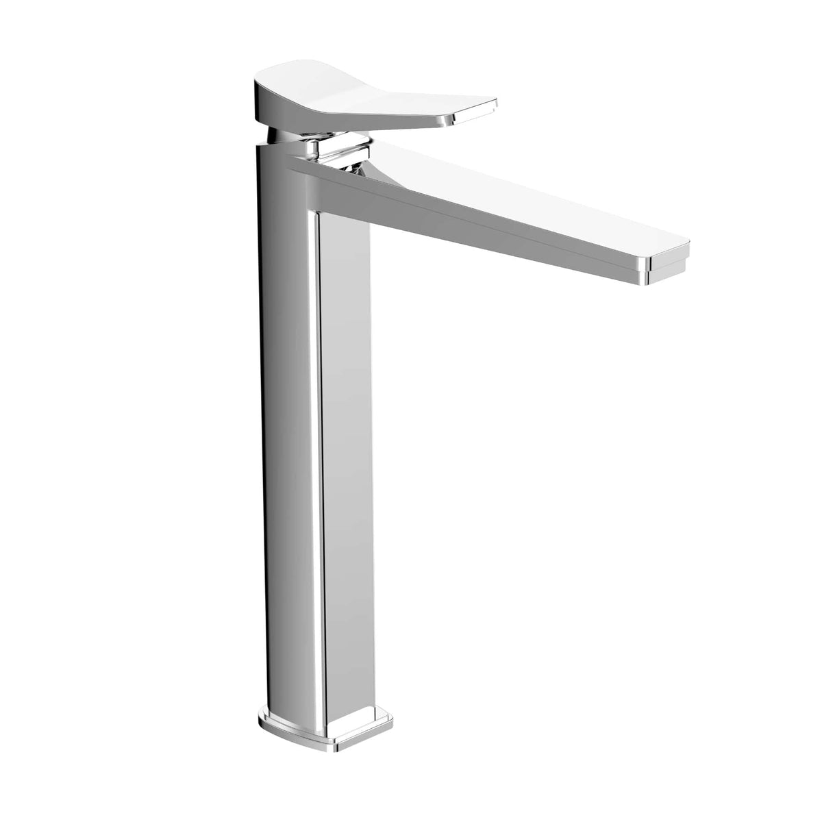 Polished chrome bathroom basin mixer tap with sleek modern design, ideal for contemporary bathroom interiors. Durable and easy to operate for a stylish and functional washbasin solution.