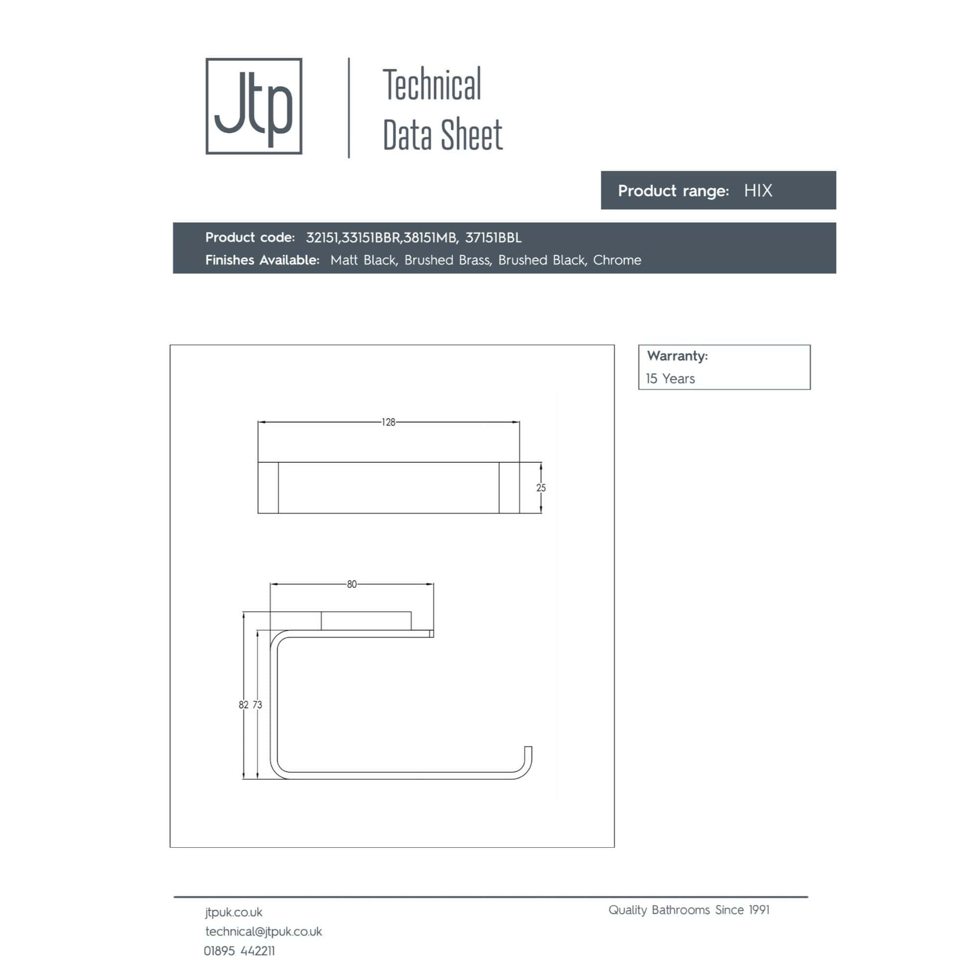 Sleek modern bathroom hardware with brushed brass finish, includes a contemporary towel rail designed for style and functionality. Ideal for adding a sophisticated touch to your bathroom decor.