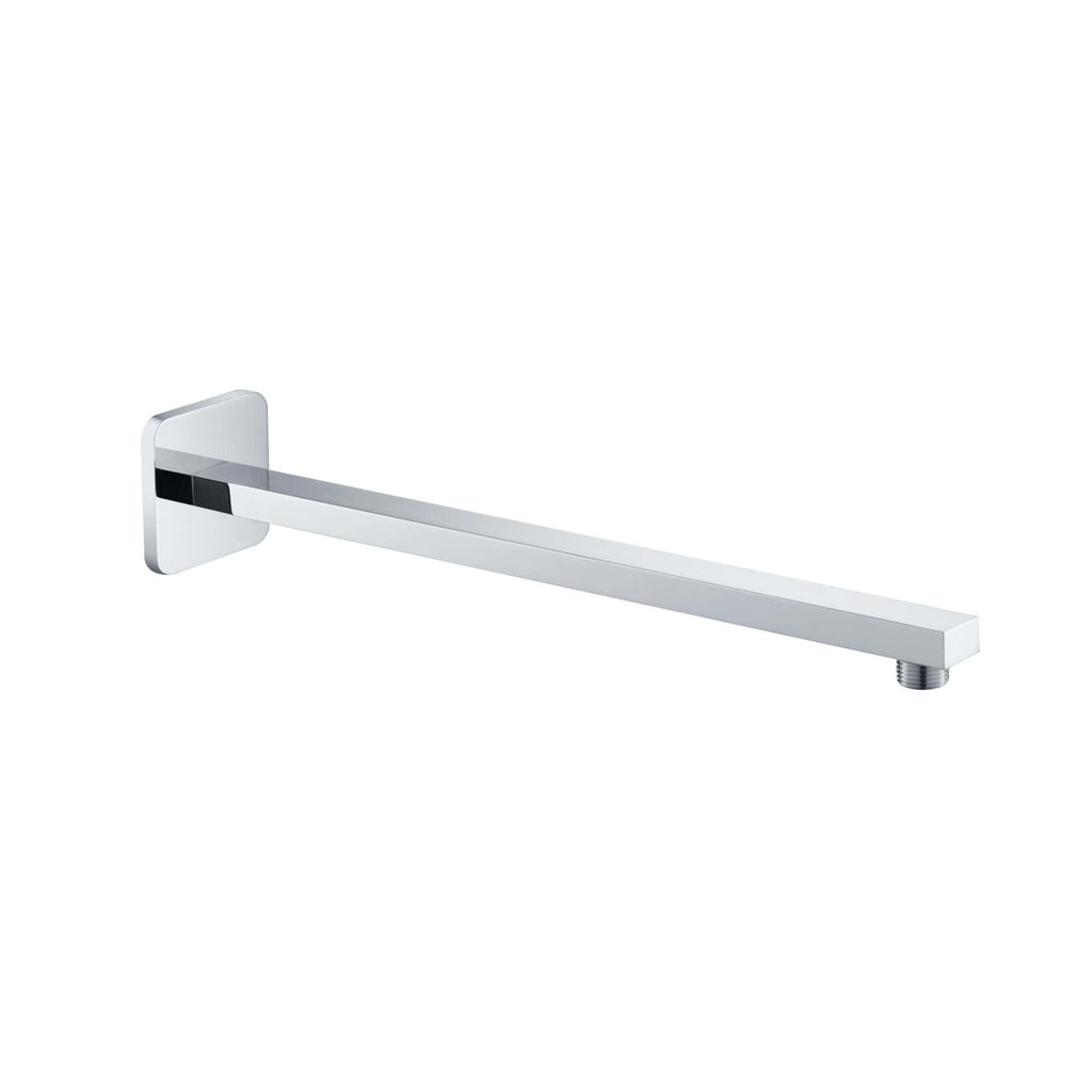 Chrome bathroom towel rail with modern rectangular design, wall-mounted for space-saving and ease of access, ideal for contemporary bathroom decor.