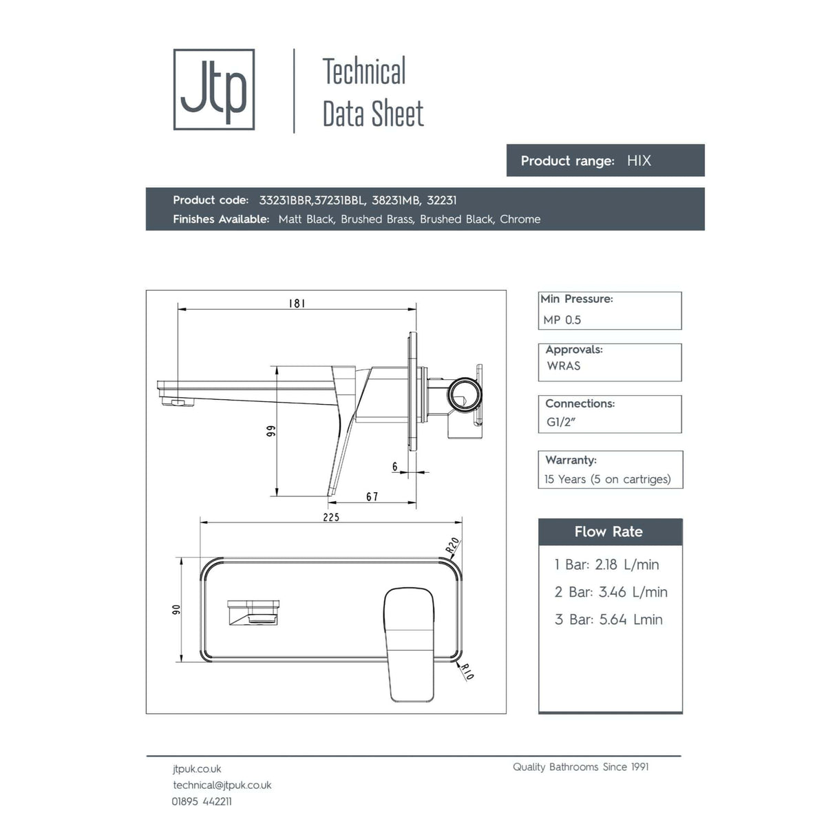 Efficient bathroom faucet with modern design and durability, available in multiple finishes, designed to optimise water flow, suitable for residential or commercial installations.