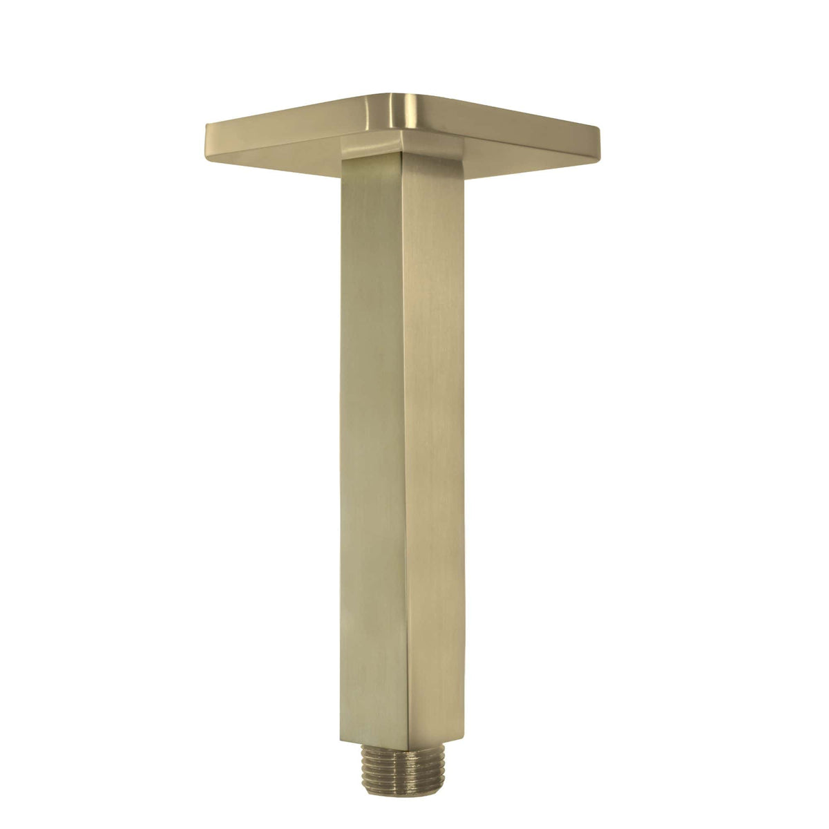 Shower arm fixture for modern bathroom design, made of durable metal with a sleek finish, compatible with standard shower heads and accessories, ideal for contemporary spaces.