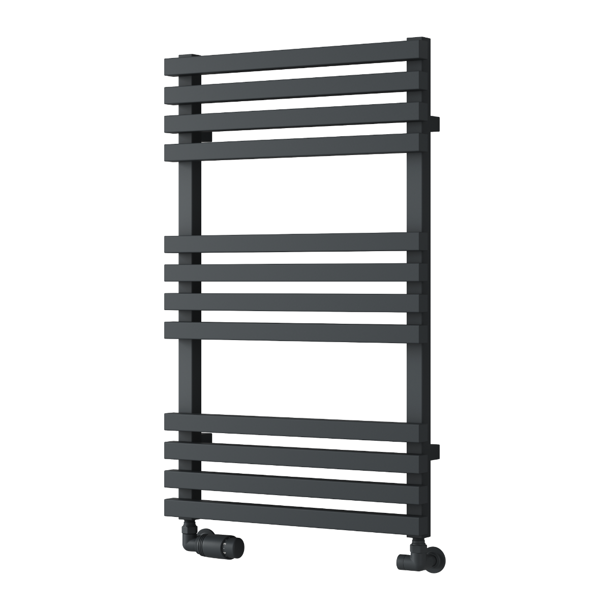 Reina Kale Anthracite Heated Towel Rail 816mm X 500mm