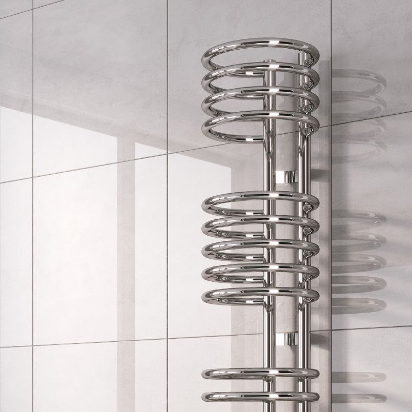 Reina Claro Chrome Heated Towel Rail