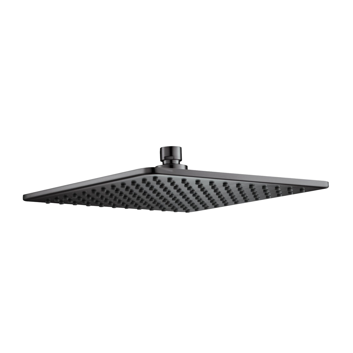 Shower head, modern black square rainfall shower head for luxury bathrooms, adjustable water spray, easy install, durable high-quality materials for elegant bathroom fixtures.