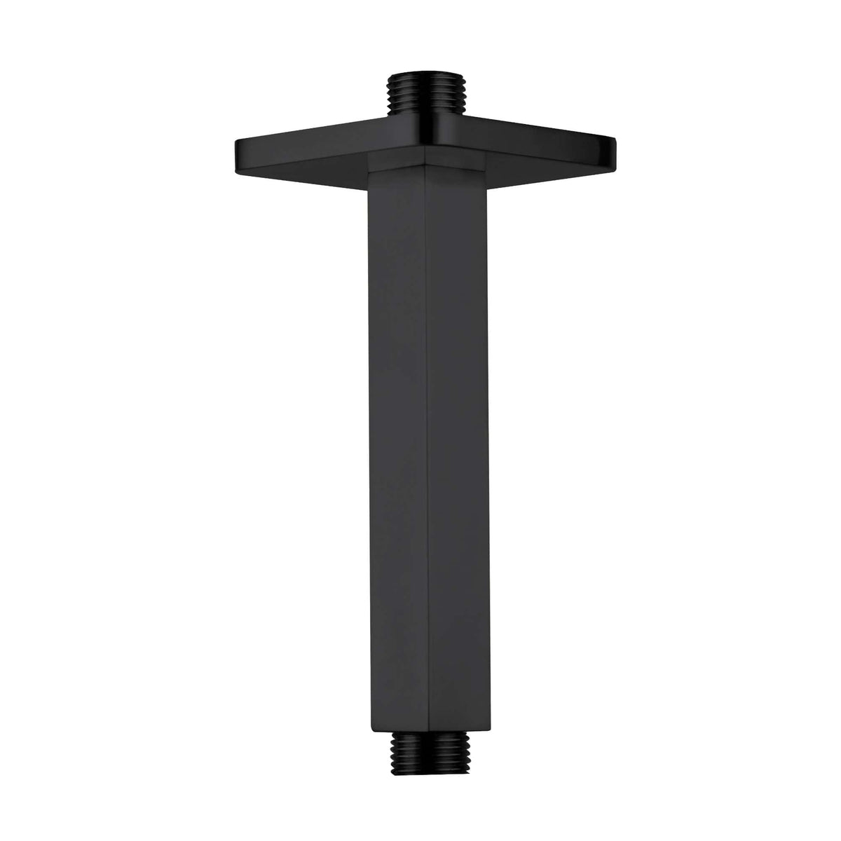 Black bathroom furniture leg with adjustable foot for modern bathroom design. Perfect for elevating and stabilising bathroom cabinets or vanity units. Durable and stylish.