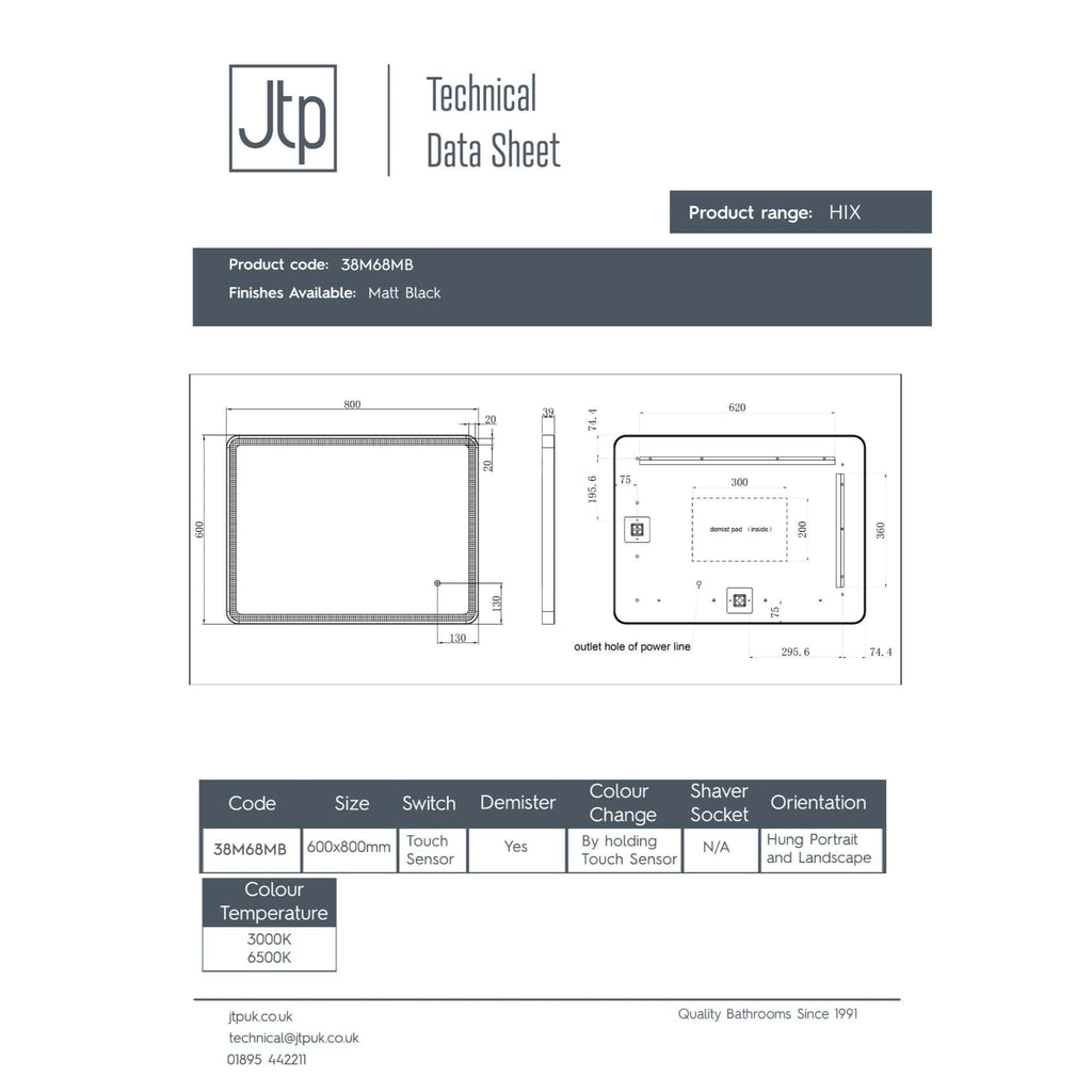 Flexible, sleek bathroom shower panel system with touch sensor controls, modern design, suitable for contemporary bathrooms, available in matte black finish, easy to install and operate.