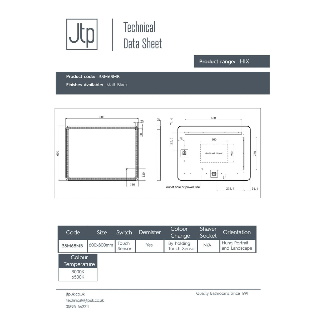 Flexible, sleek bathroom shower panel system with touch sensor controls, modern design, suitable for contemporary bathrooms, available in matte black finish, easy to install and operate.