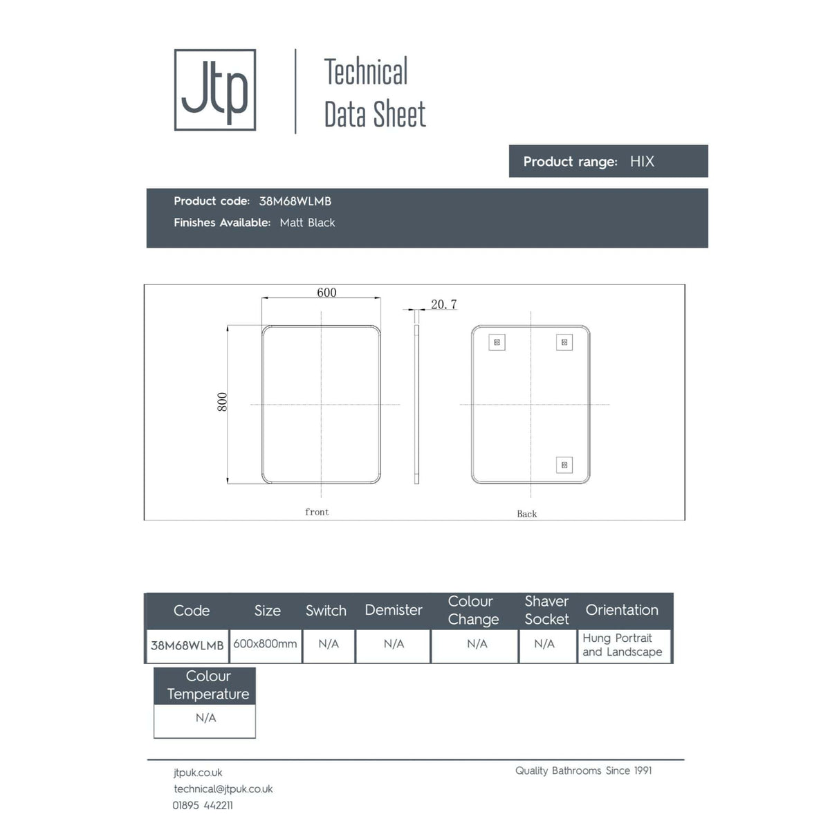 600x800mm modern walk-in shower tray in matte black for contemporary bathroom designs.