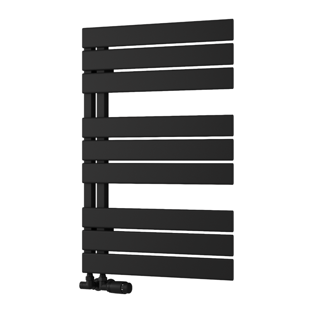 Reina Pettino Black Heated Towel Rail 823mm X 550mm