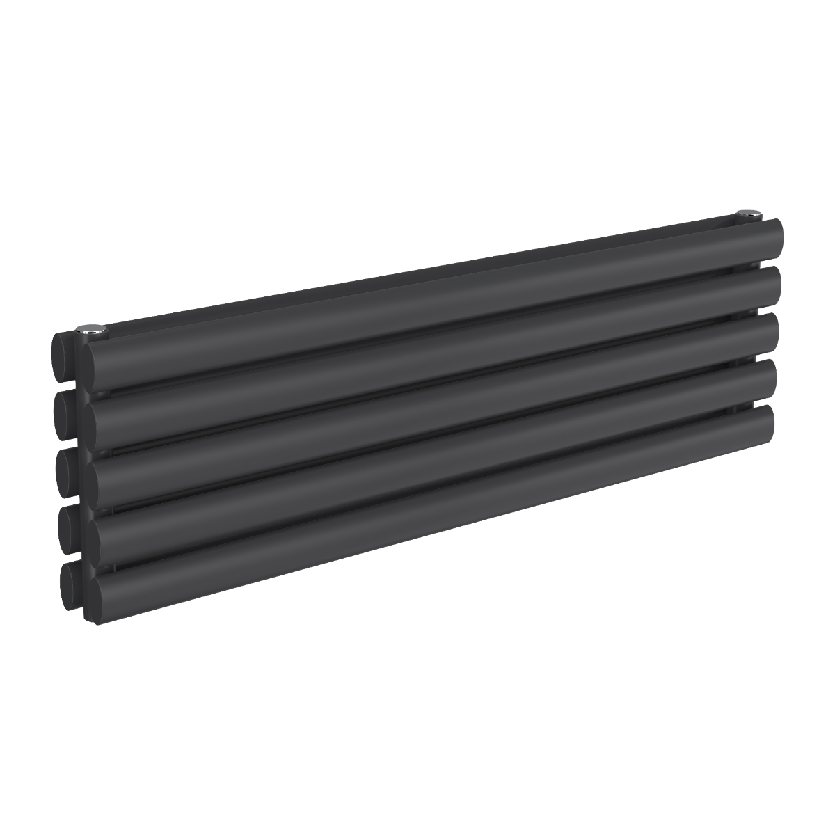 Reina Nevah Single Anthracite Designer Radiator 295mm X 1000mm