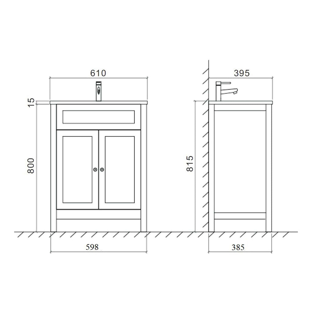 Elegant bathroom vanity unit with integrated sink, wooden cabinet, and modern tap, designed for stylish and functional bathroom storage solutions. Ideal for contemporary bathroom decor.