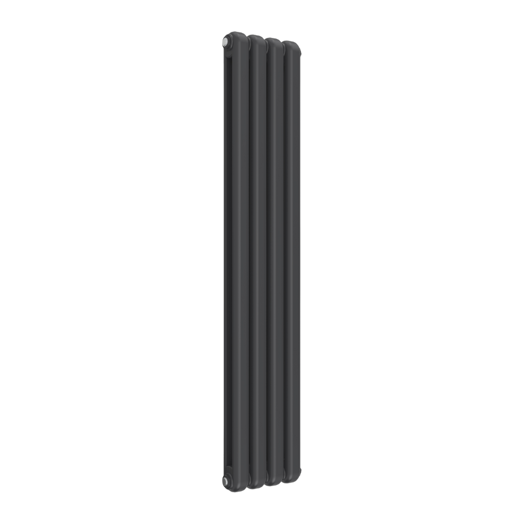 Reina Coneva Vertical Anthracite Designer Radiator 1500mm X 300mm